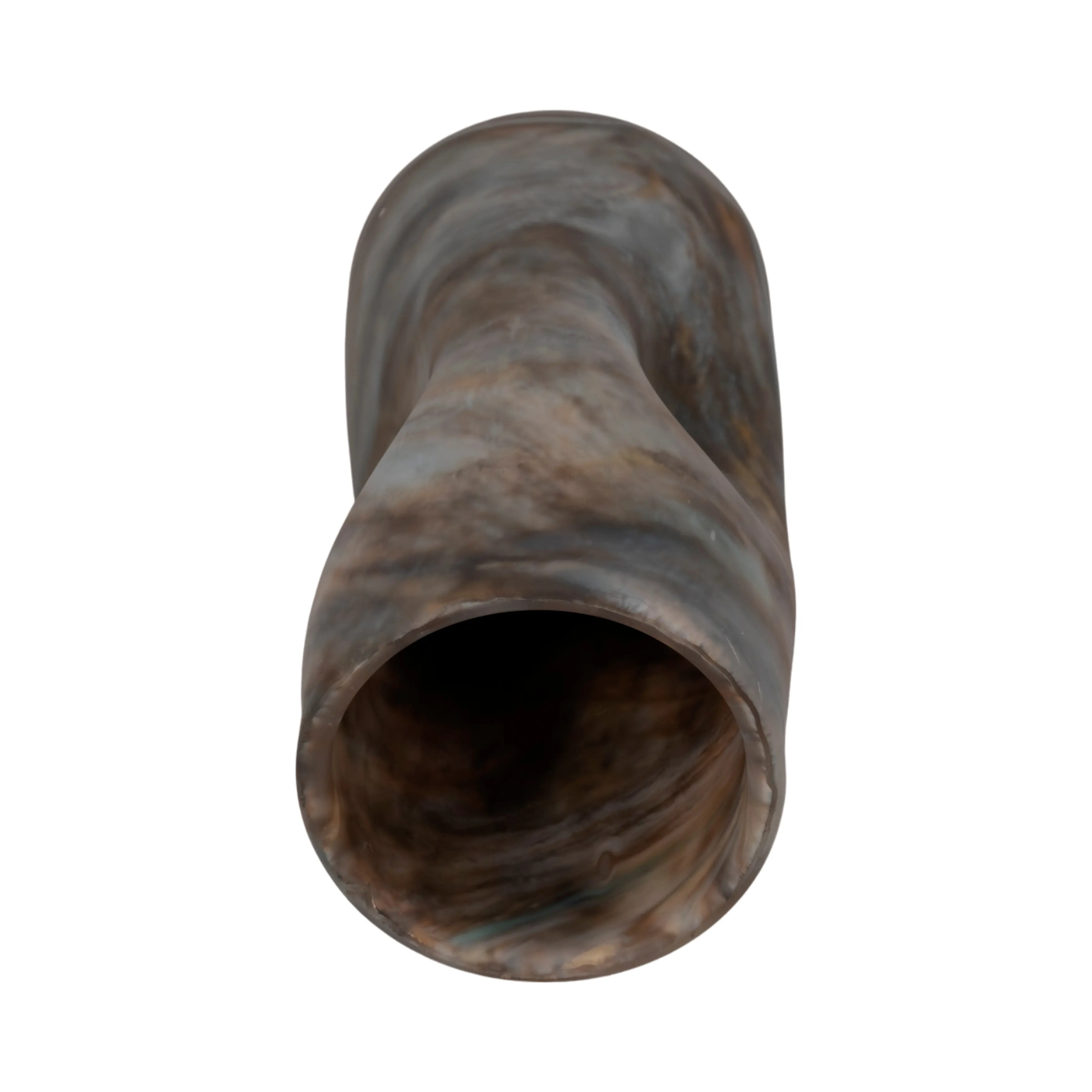 10" Dimpled Alabaster Finish Vase, Multi