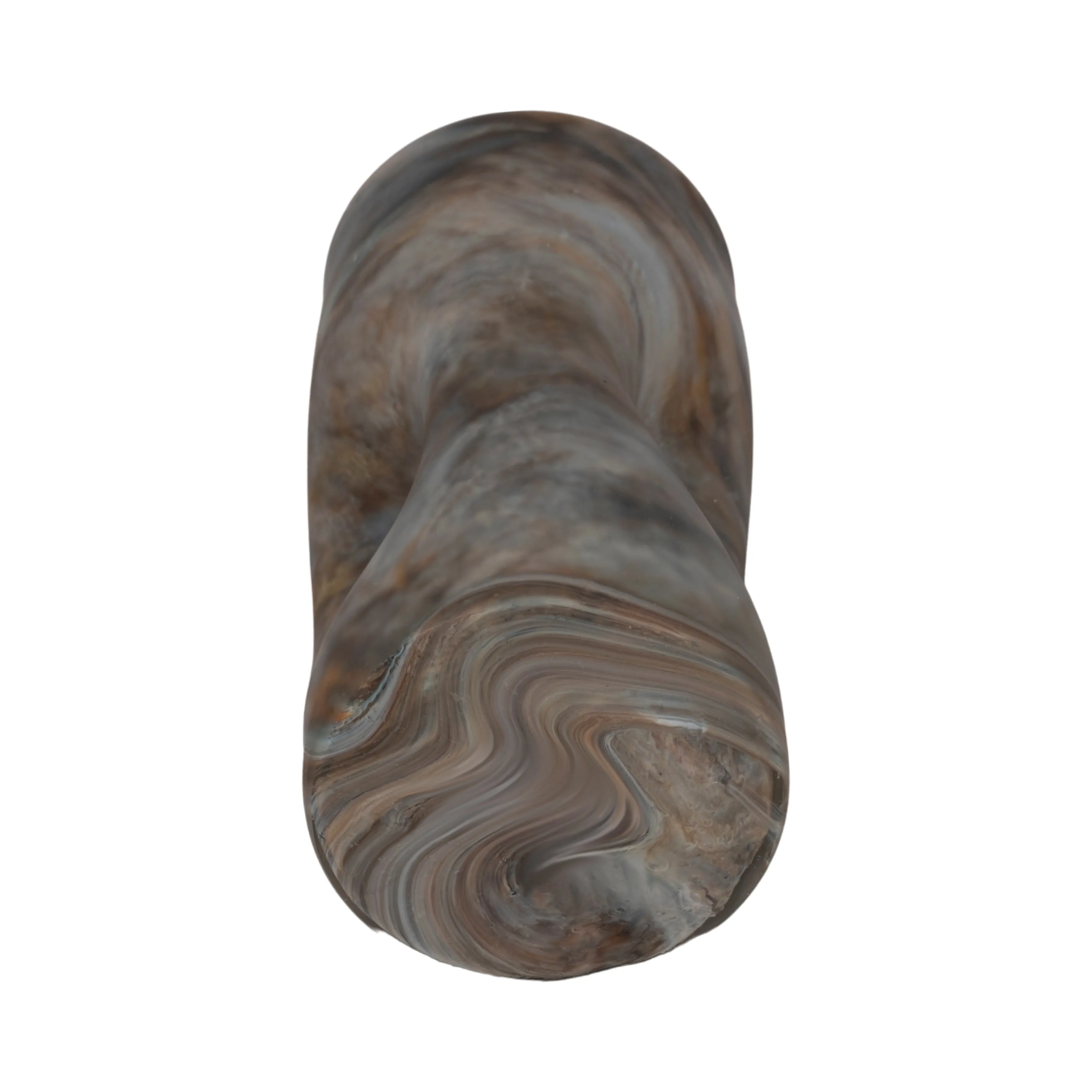 10" Dimpled Alabaster Finish Vase, Multi