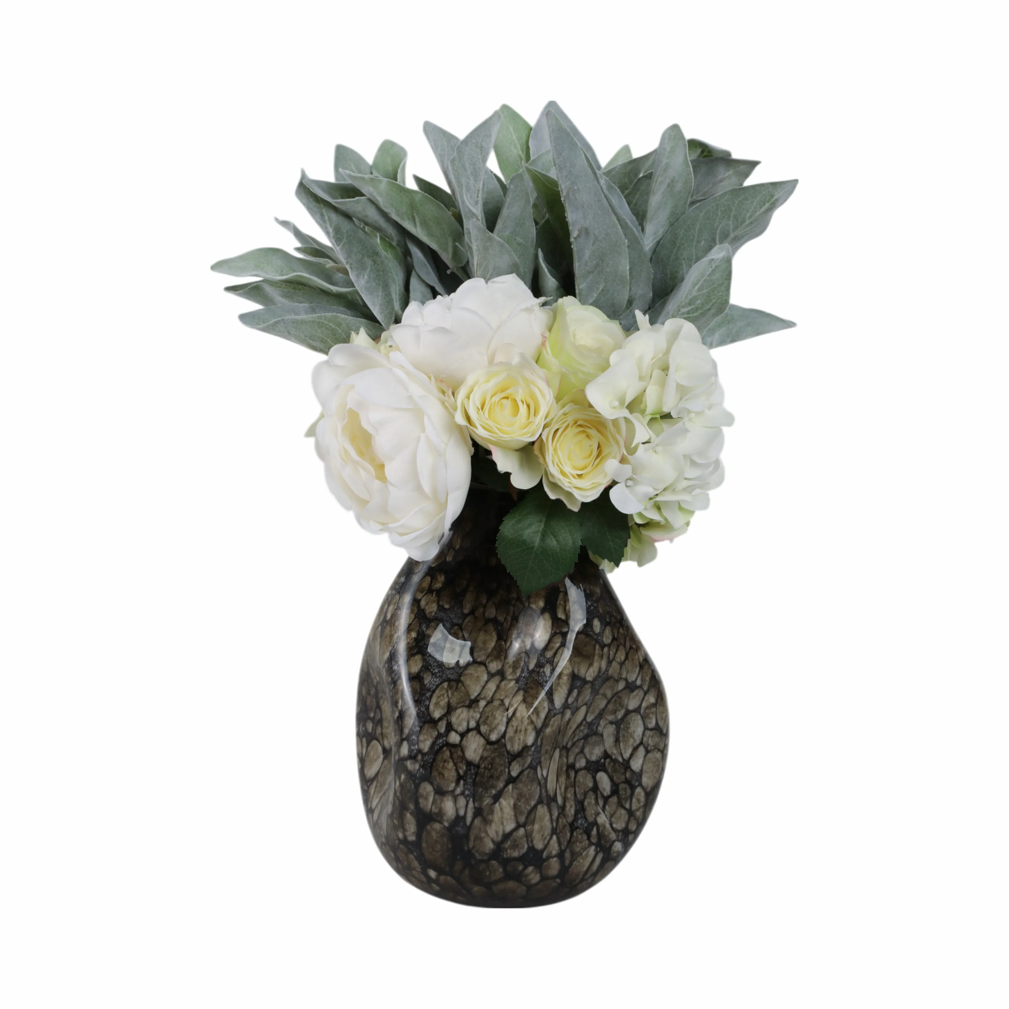 10" Tunis Small Speckled Glass Vase
