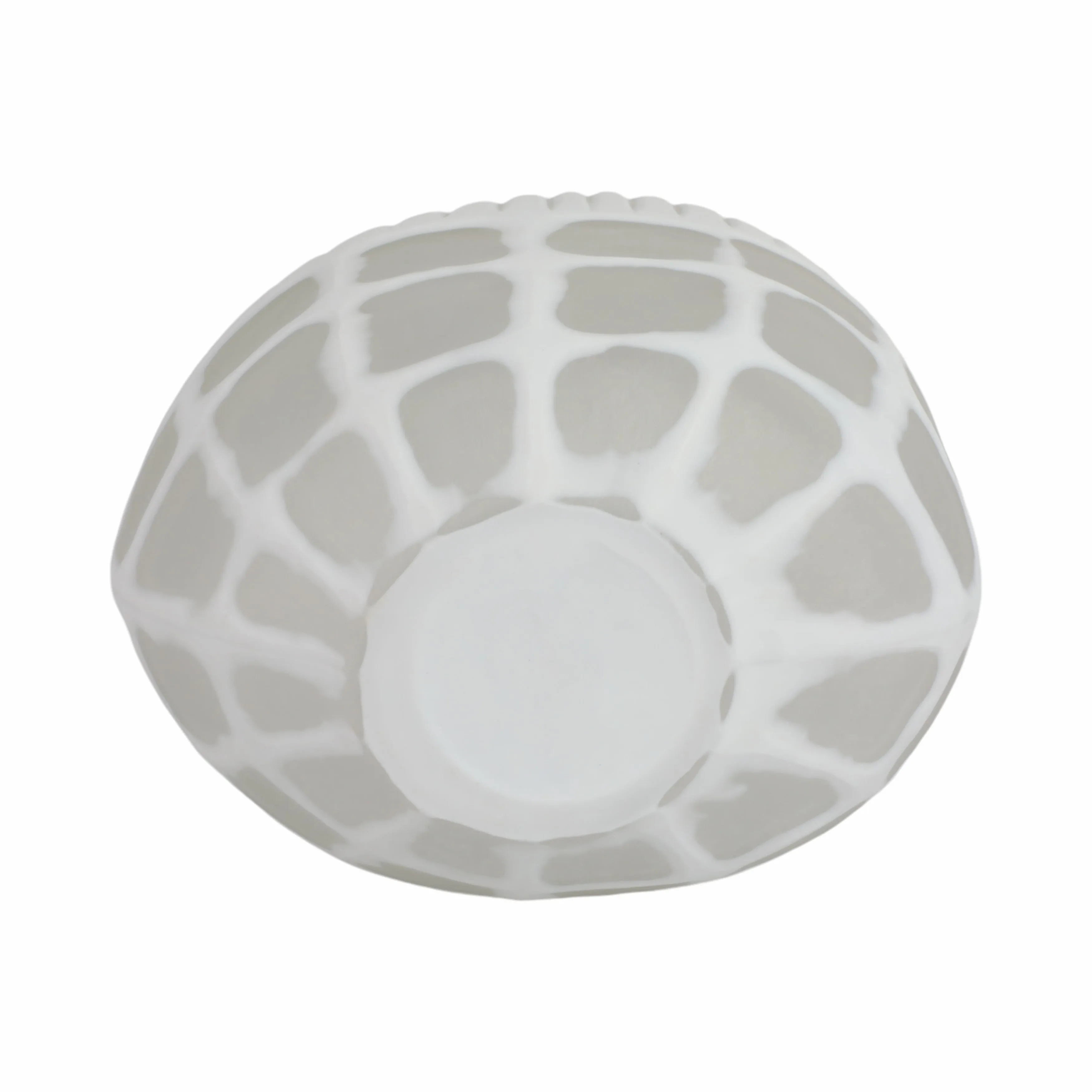 11" Arles Small White Glass Vase