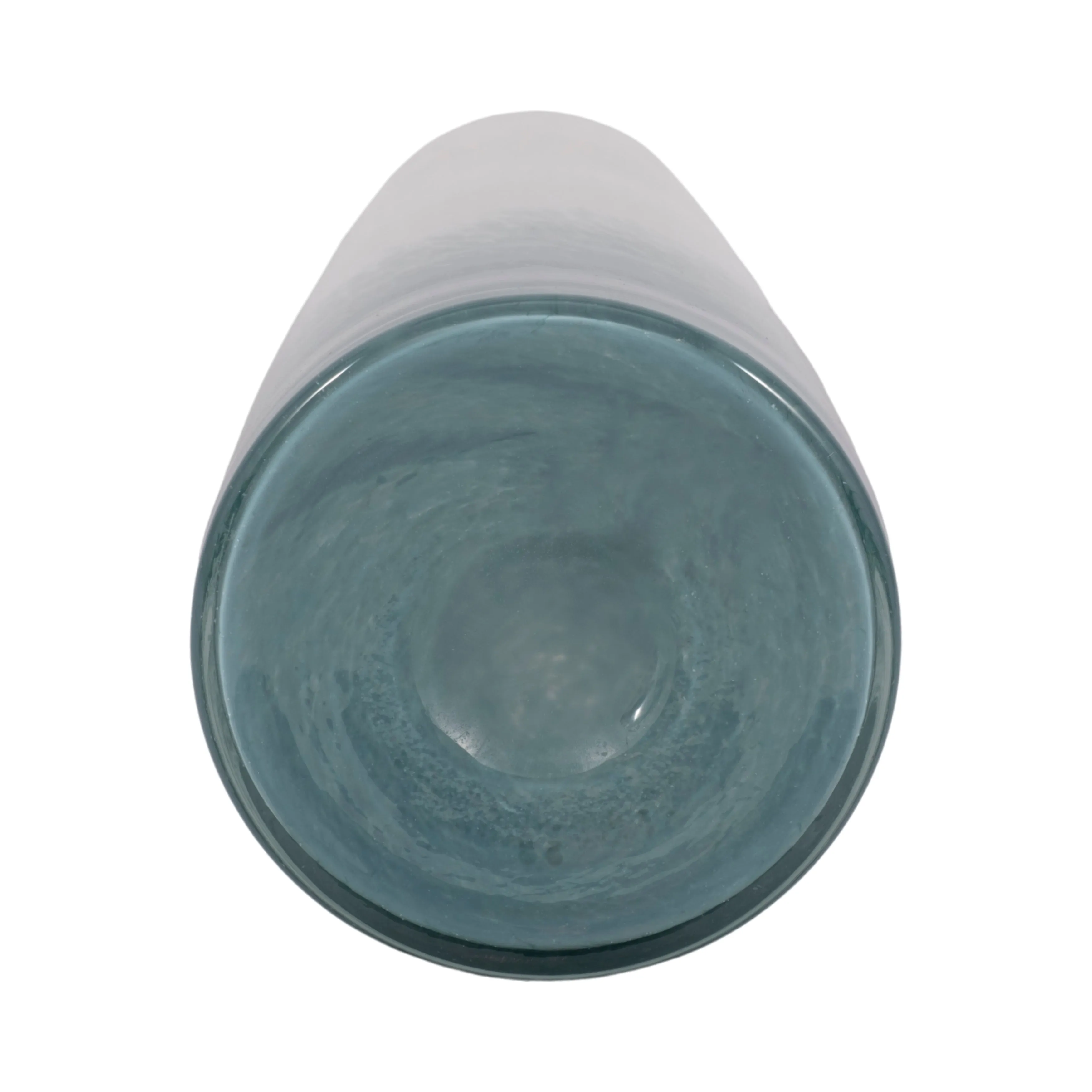 11" Light Blue Waters Vase, Blue/white