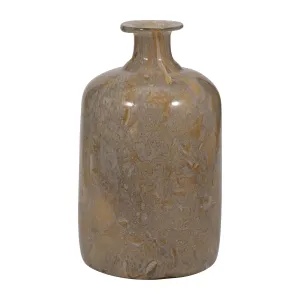12" Foley Small Glass Bottle