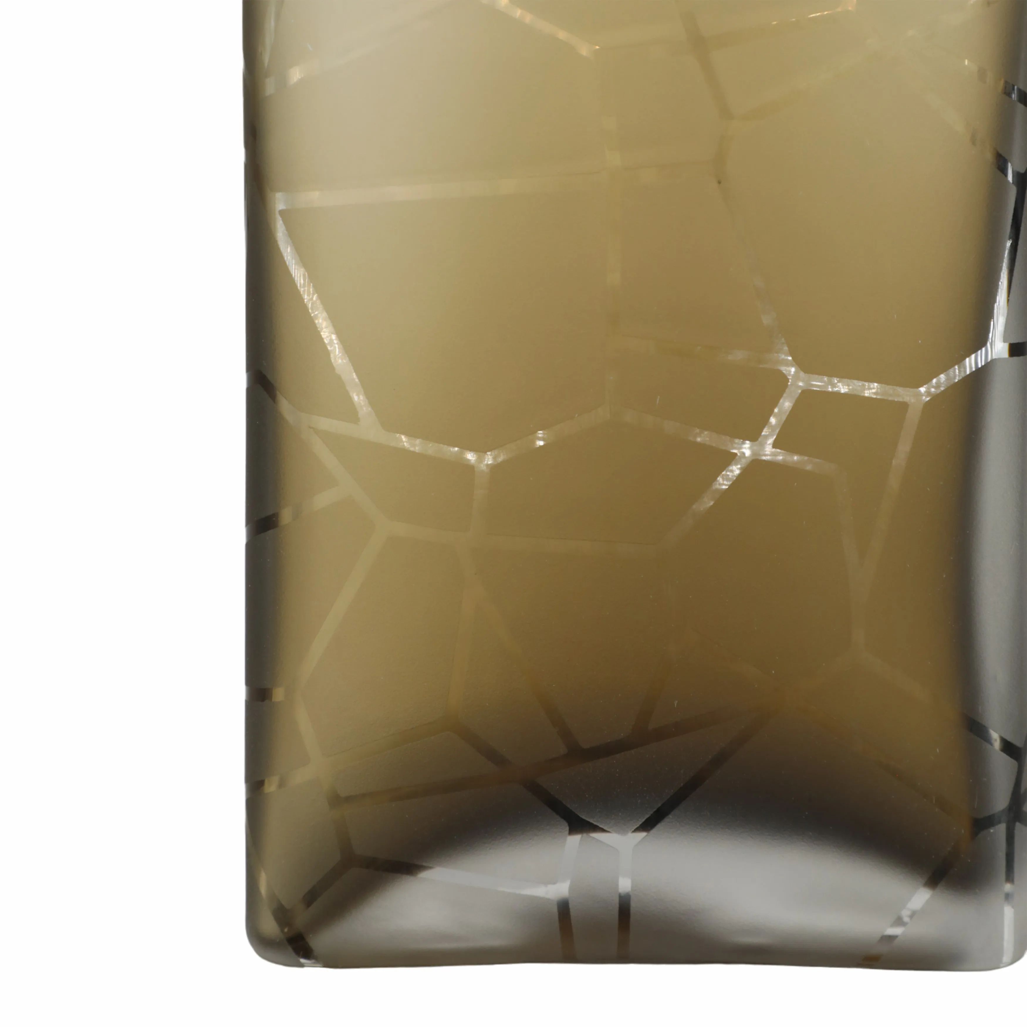 12" Kabir Small Brown Glass Vase