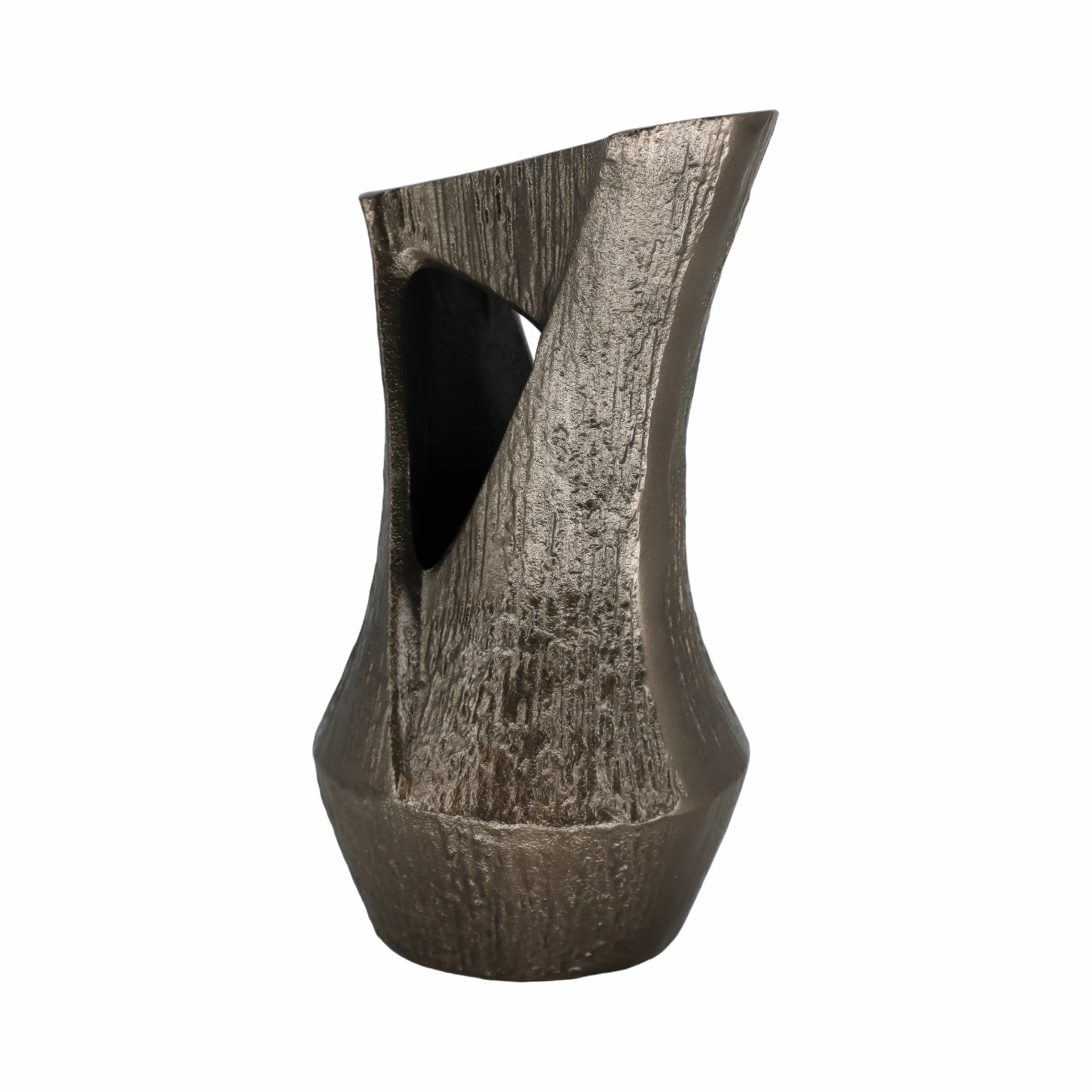 12" Seward Small Metal Vase