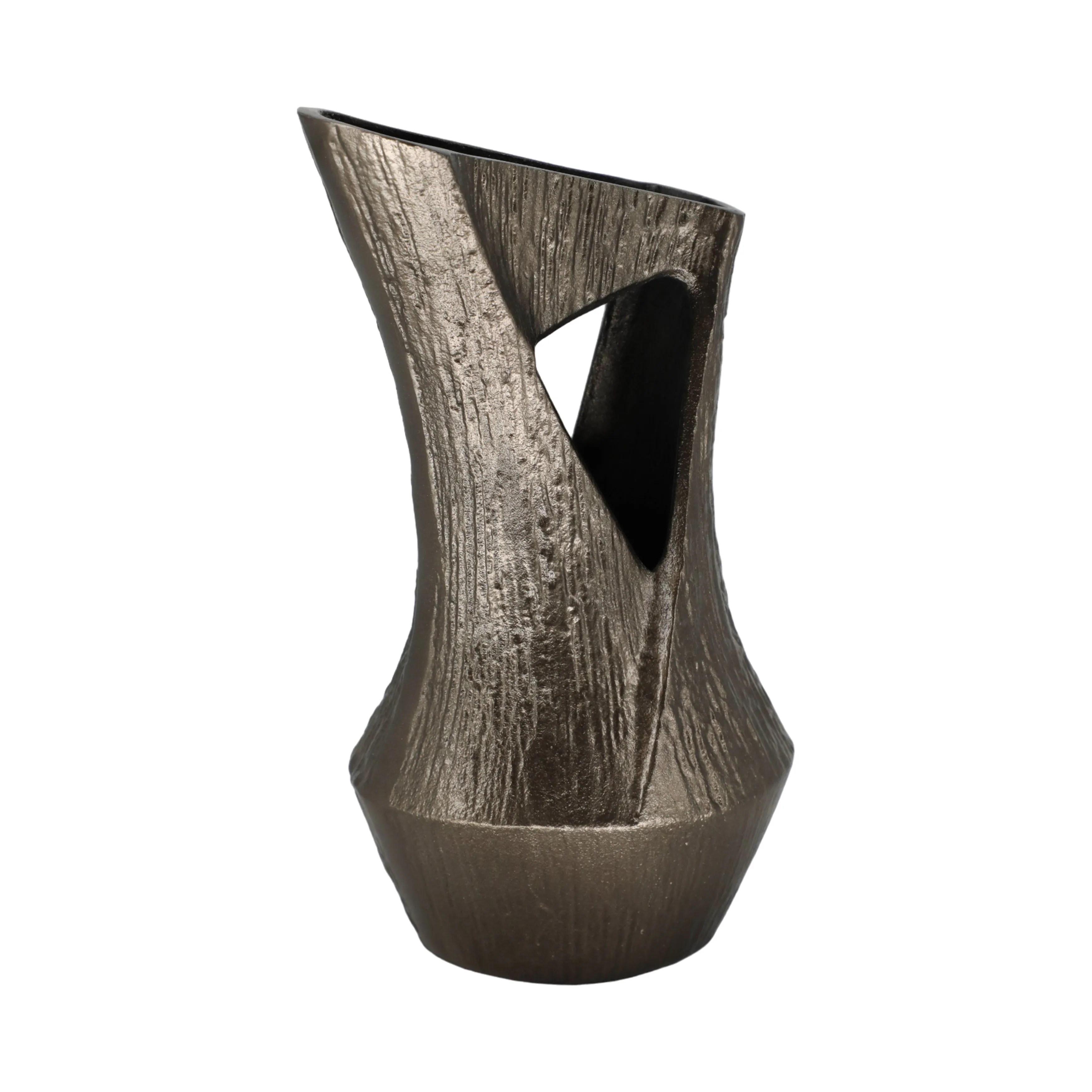 12" Seward Small Metal Vase
