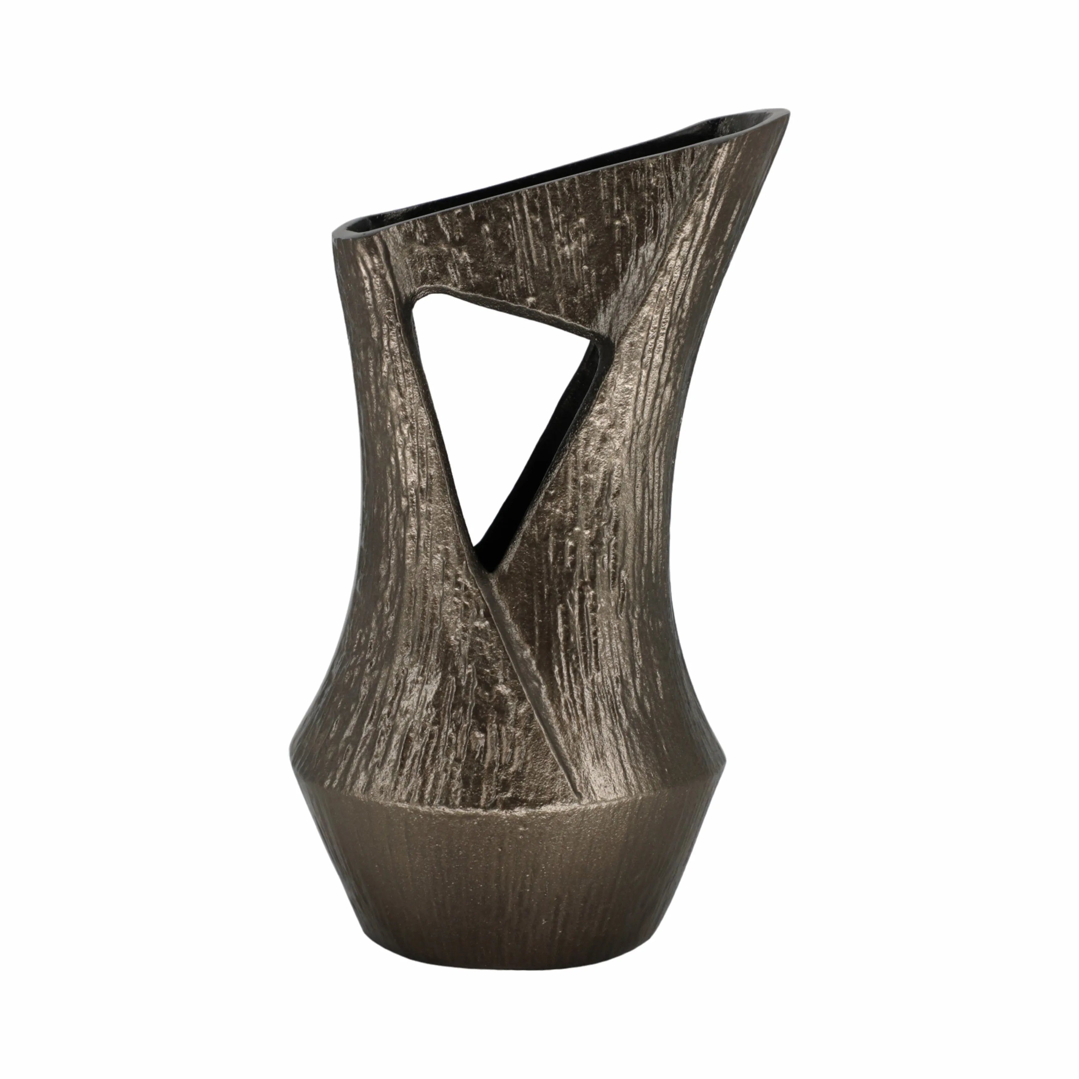12" Seward Small Metal Vase