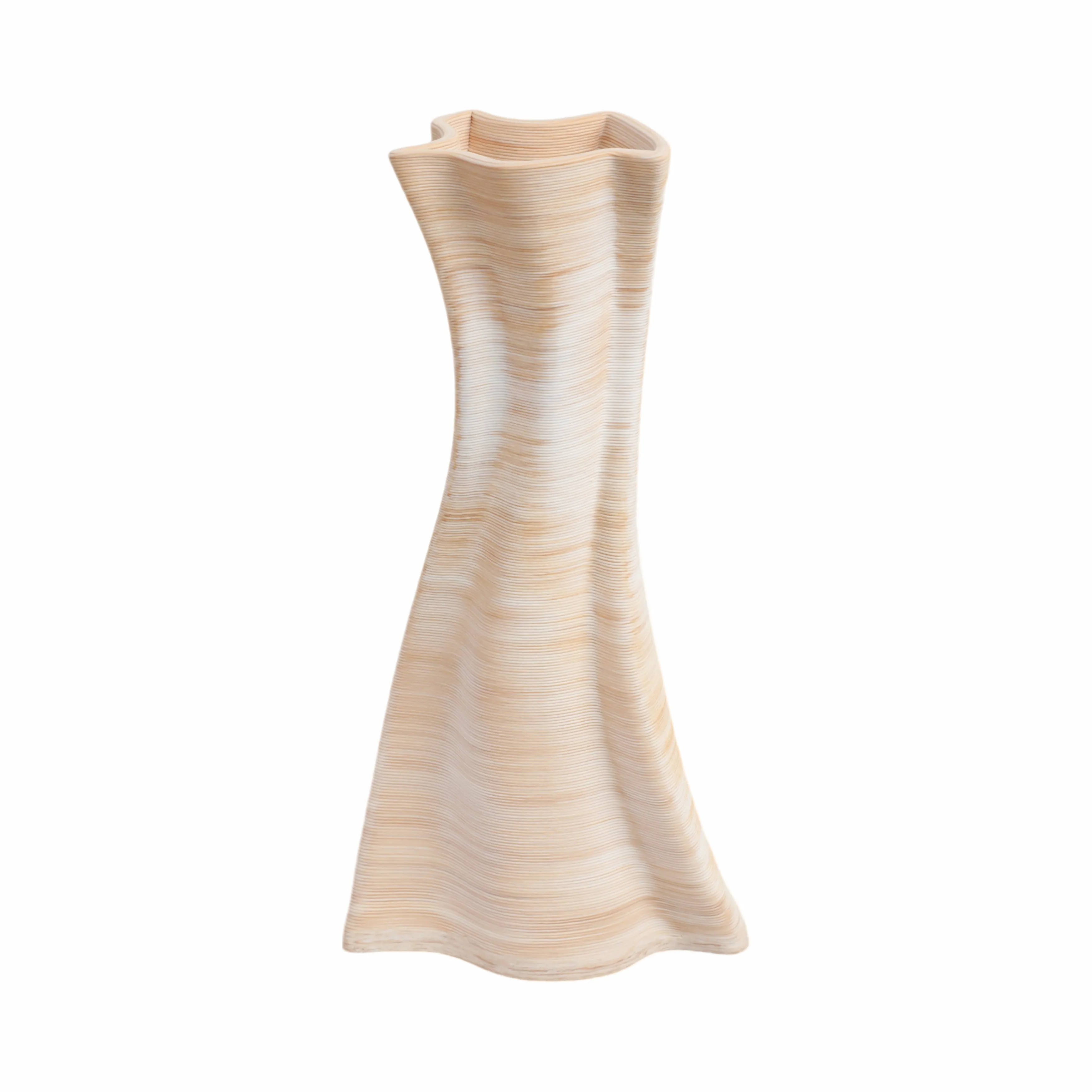 12"norissa Small 3d Printed Porcelain Vase, Multi