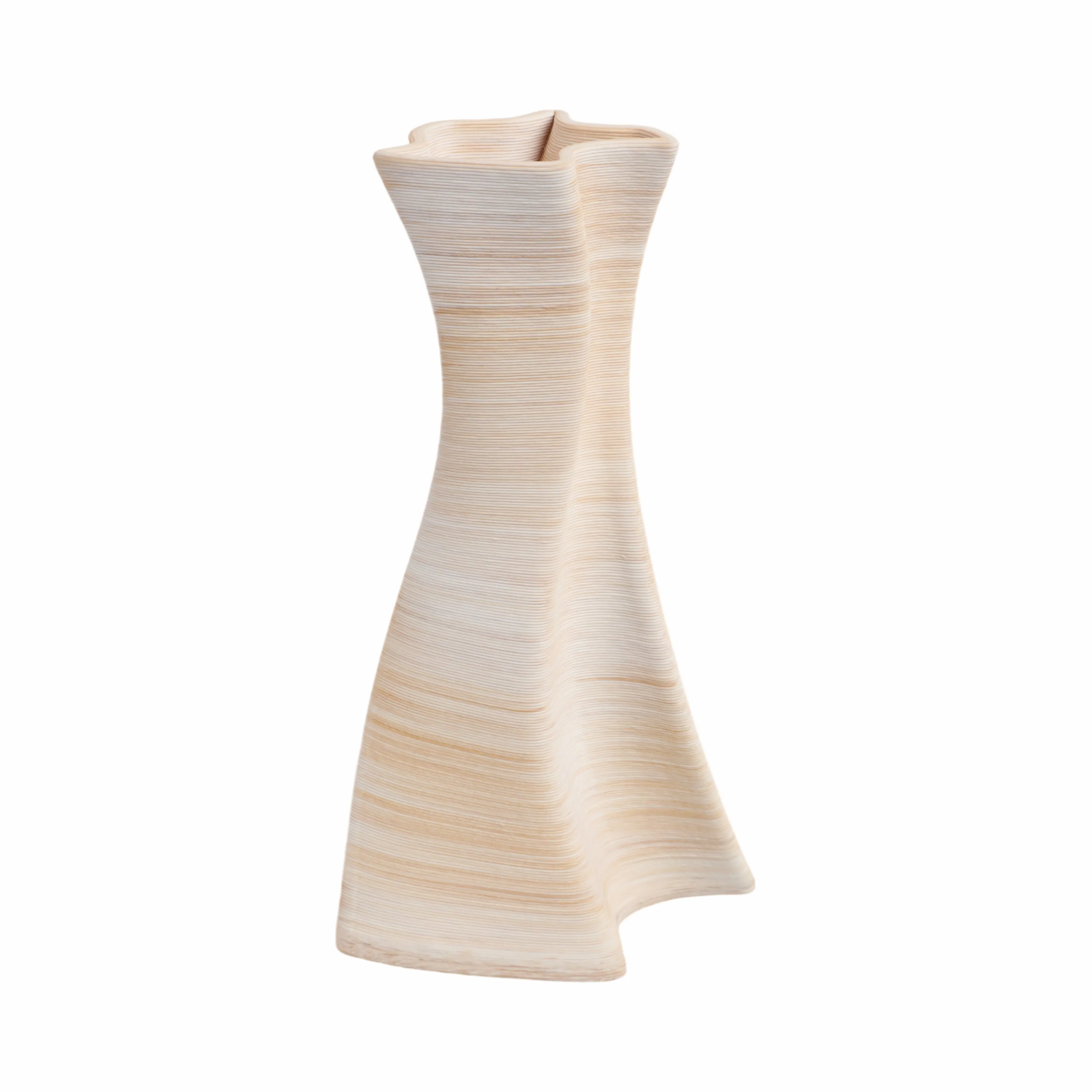 12"norissa Small 3d Printed Porcelain Vase, Multi