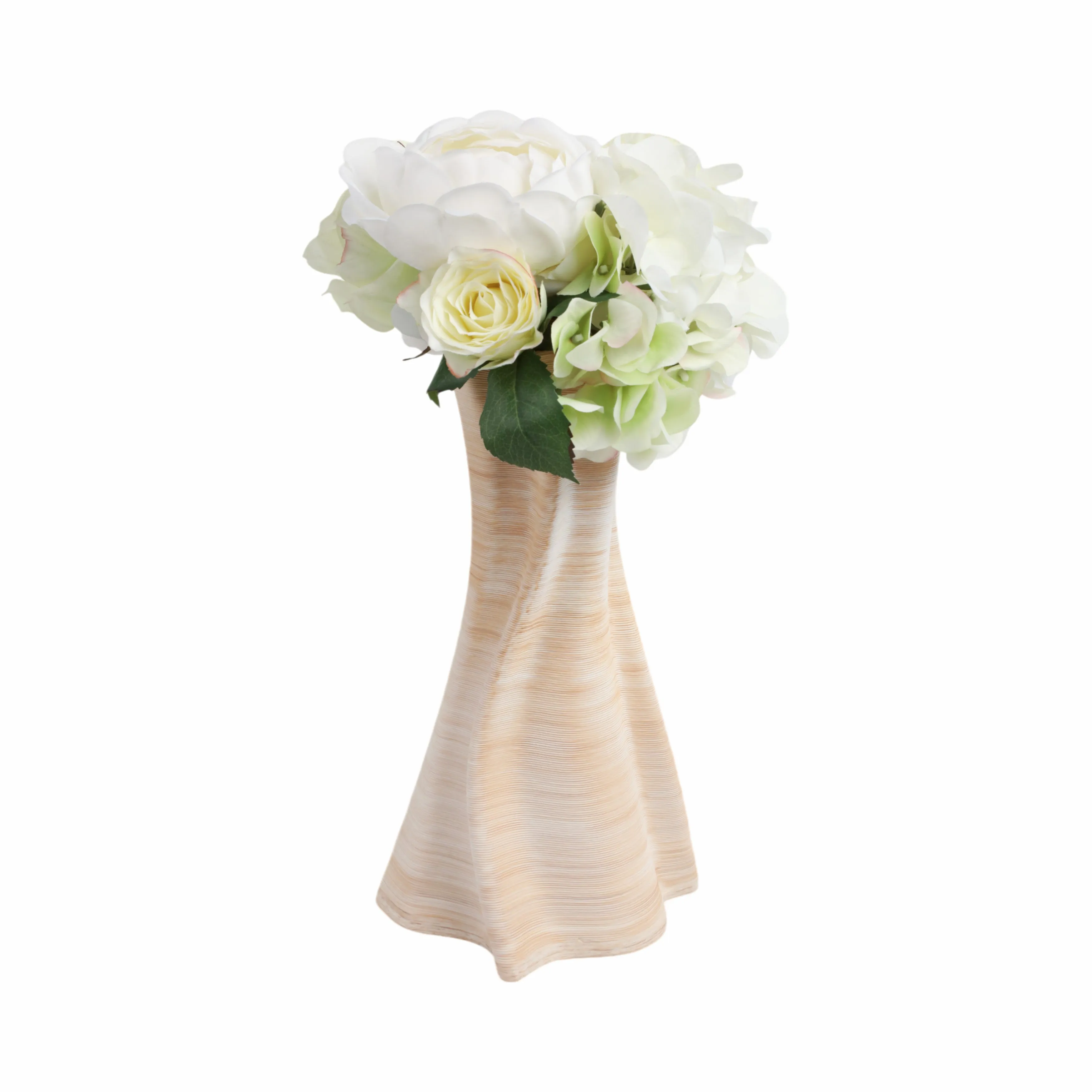 12"norissa Small 3d Printed Porcelain Vase, Multi