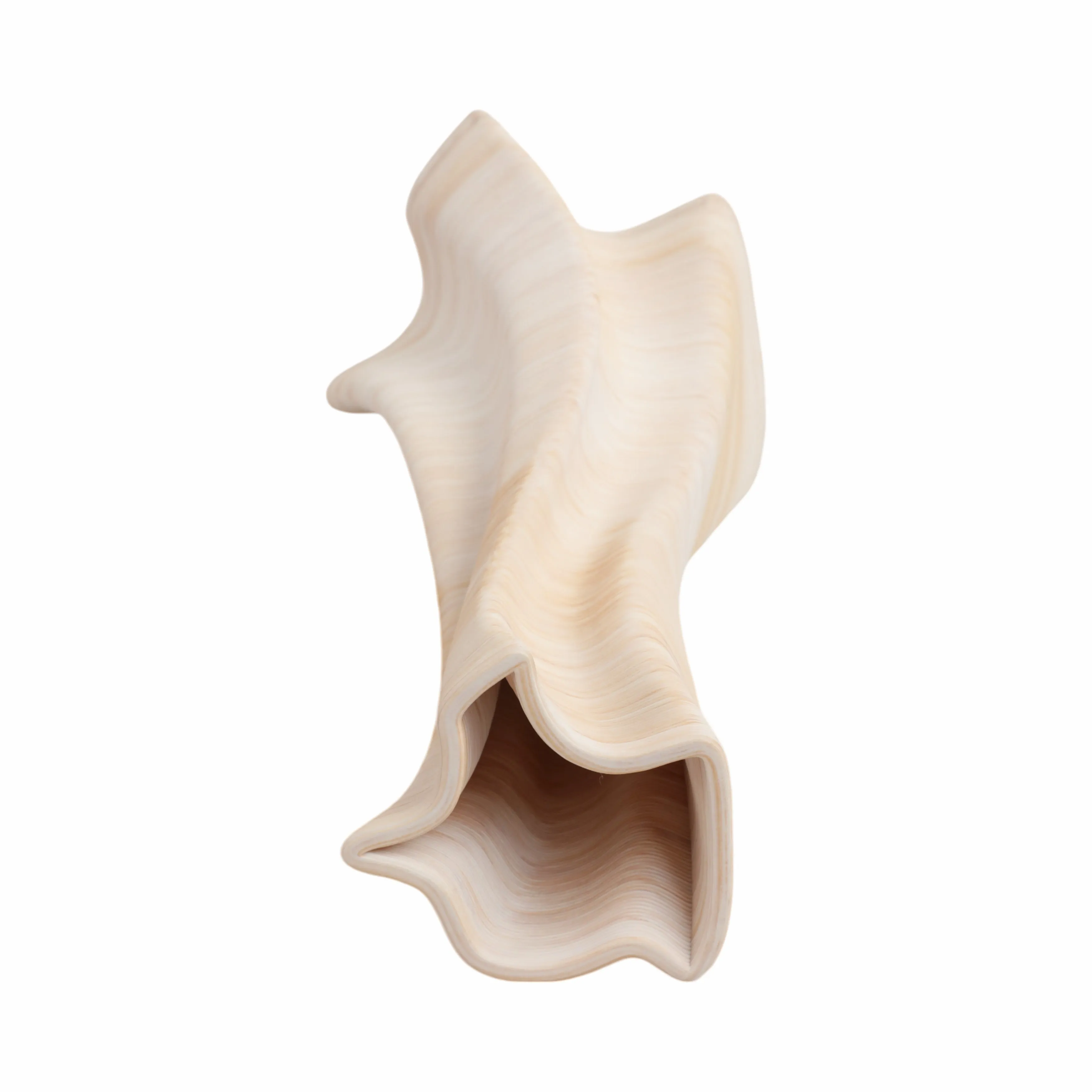 12"norissa Small 3d Printed Porcelain Vase, Multi