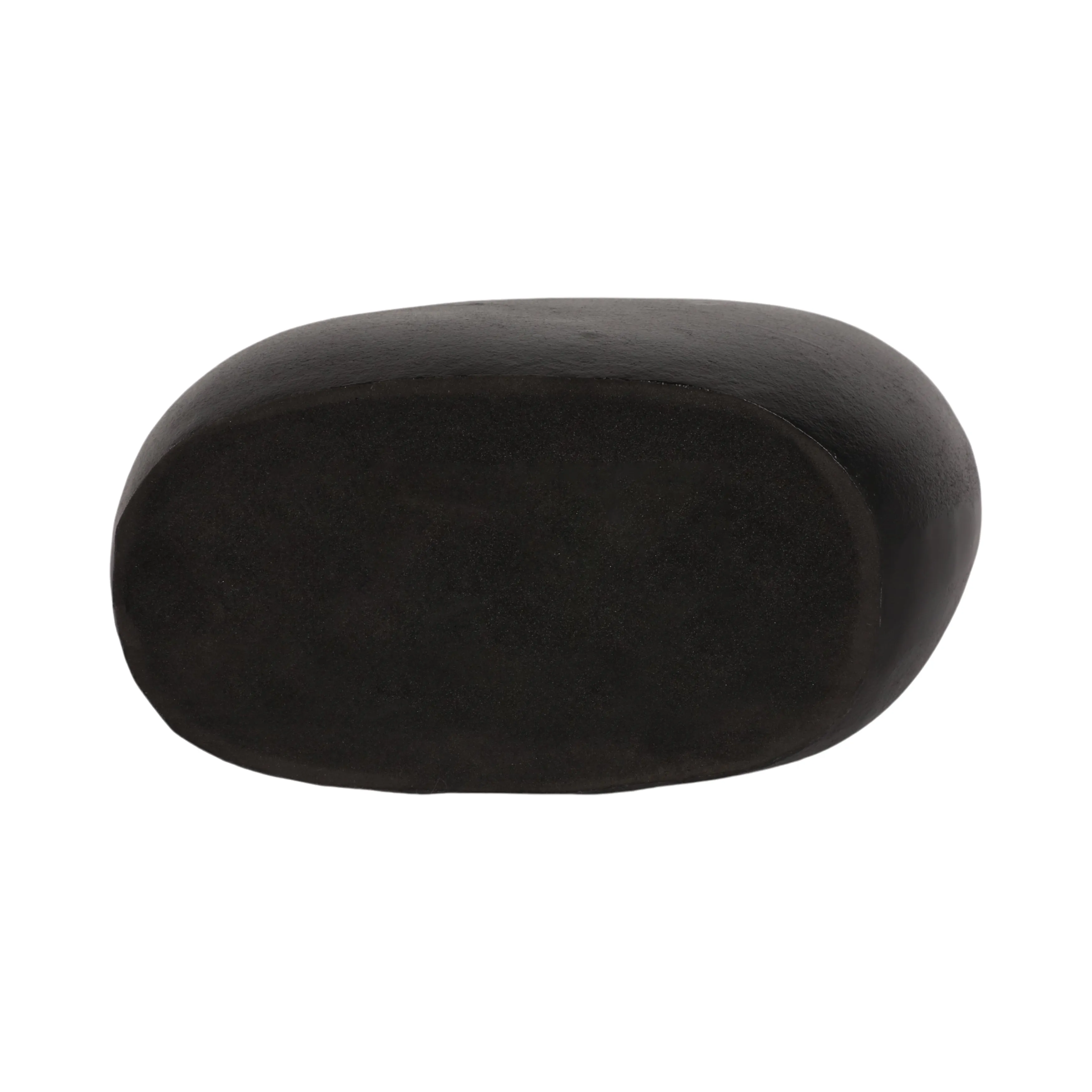 14" Rouen Small Black Vase With Ring