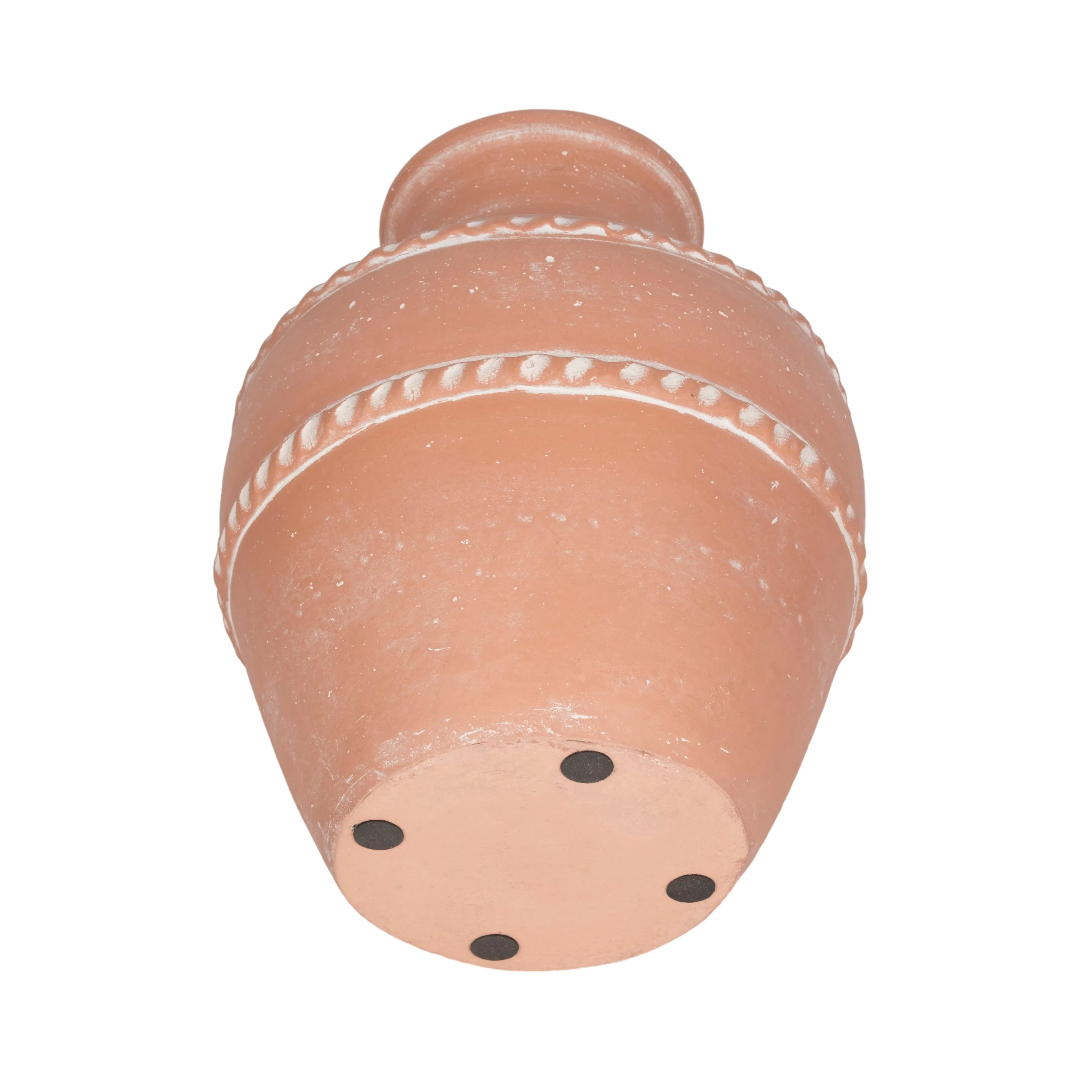 14" Traditional Terracotta Vase, Terracotta