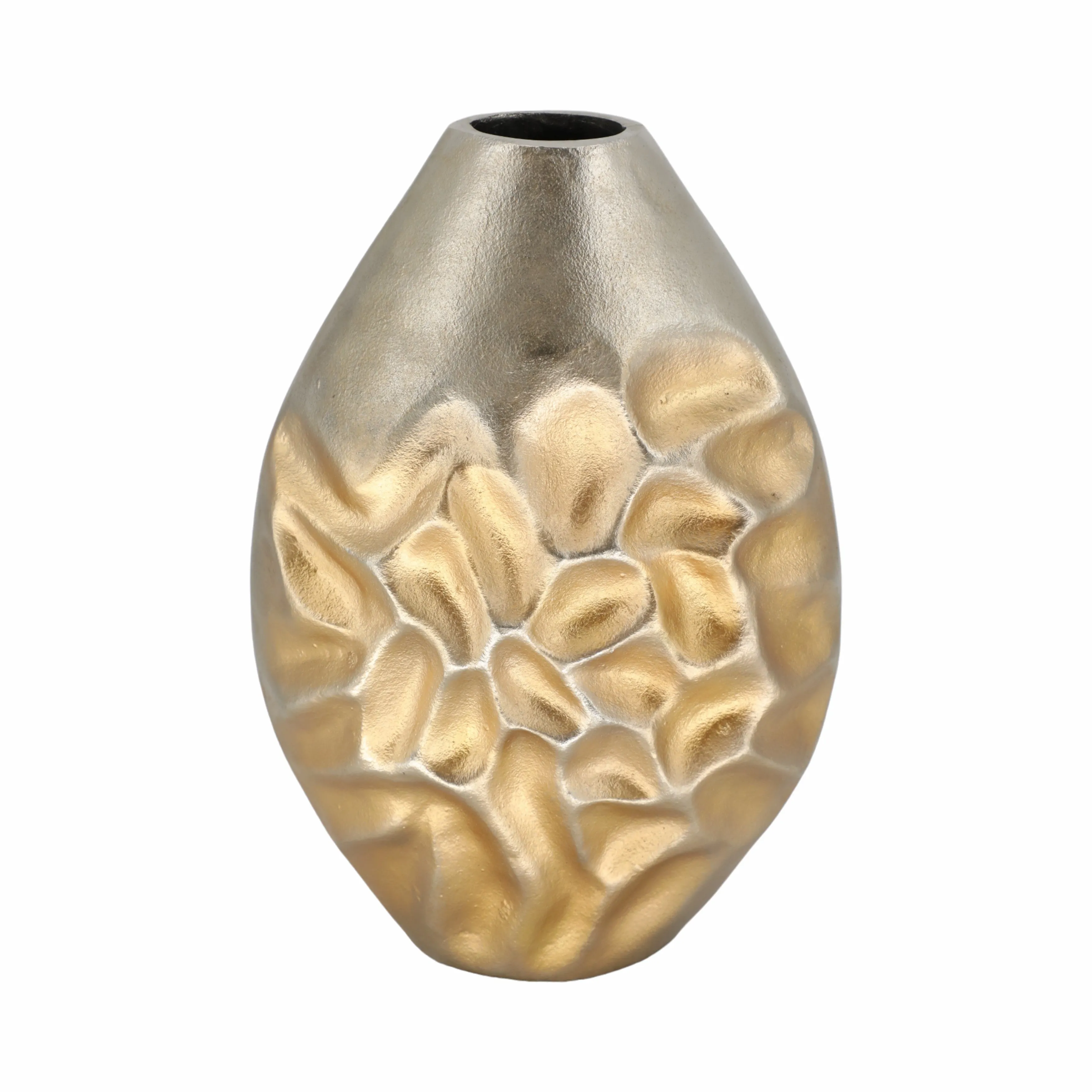 15" Cartwright Hammered Gold Vase