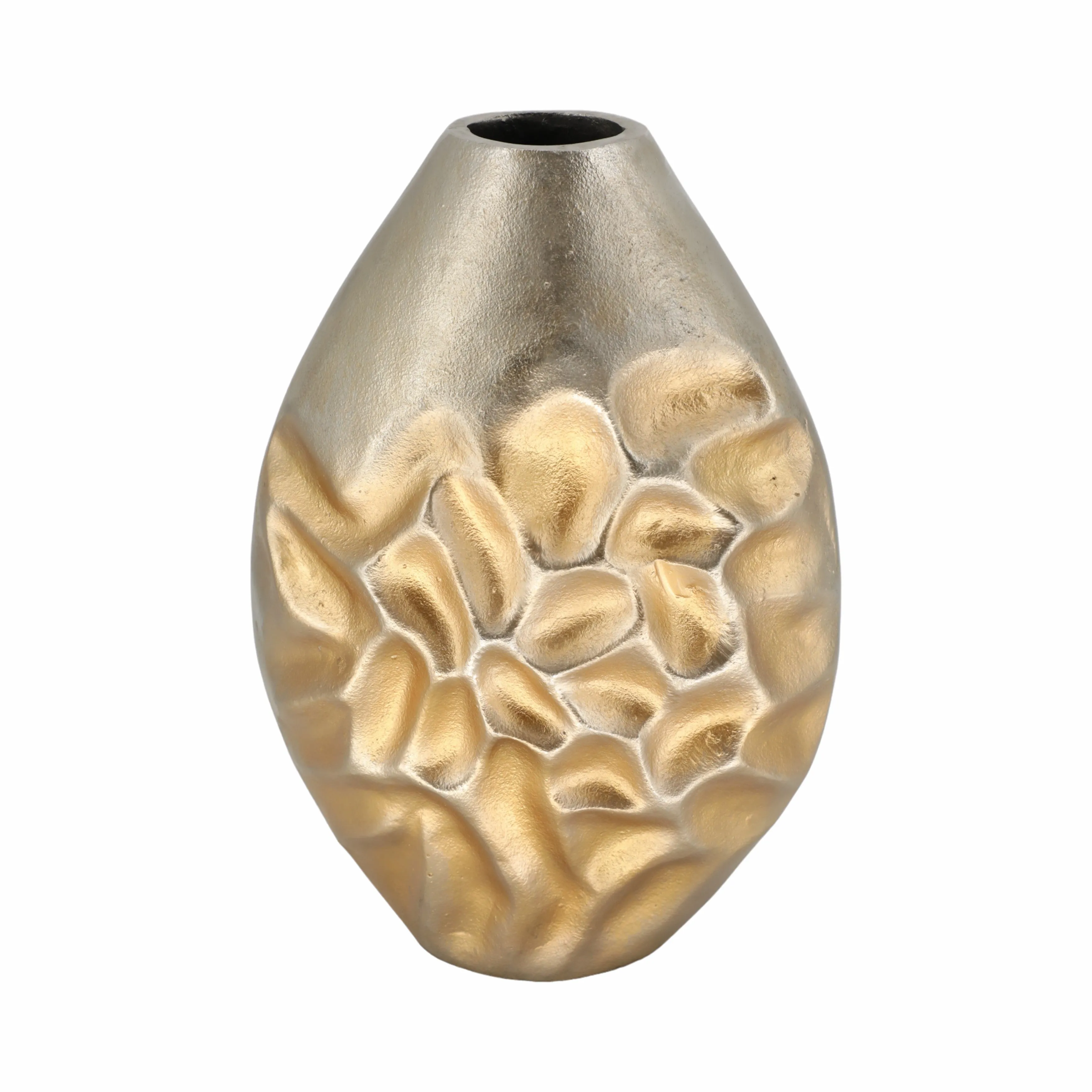 15" Cartwright Hammered Gold Vase