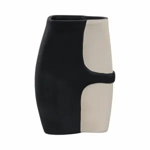 15" Concord Small Black Ecomix Vase