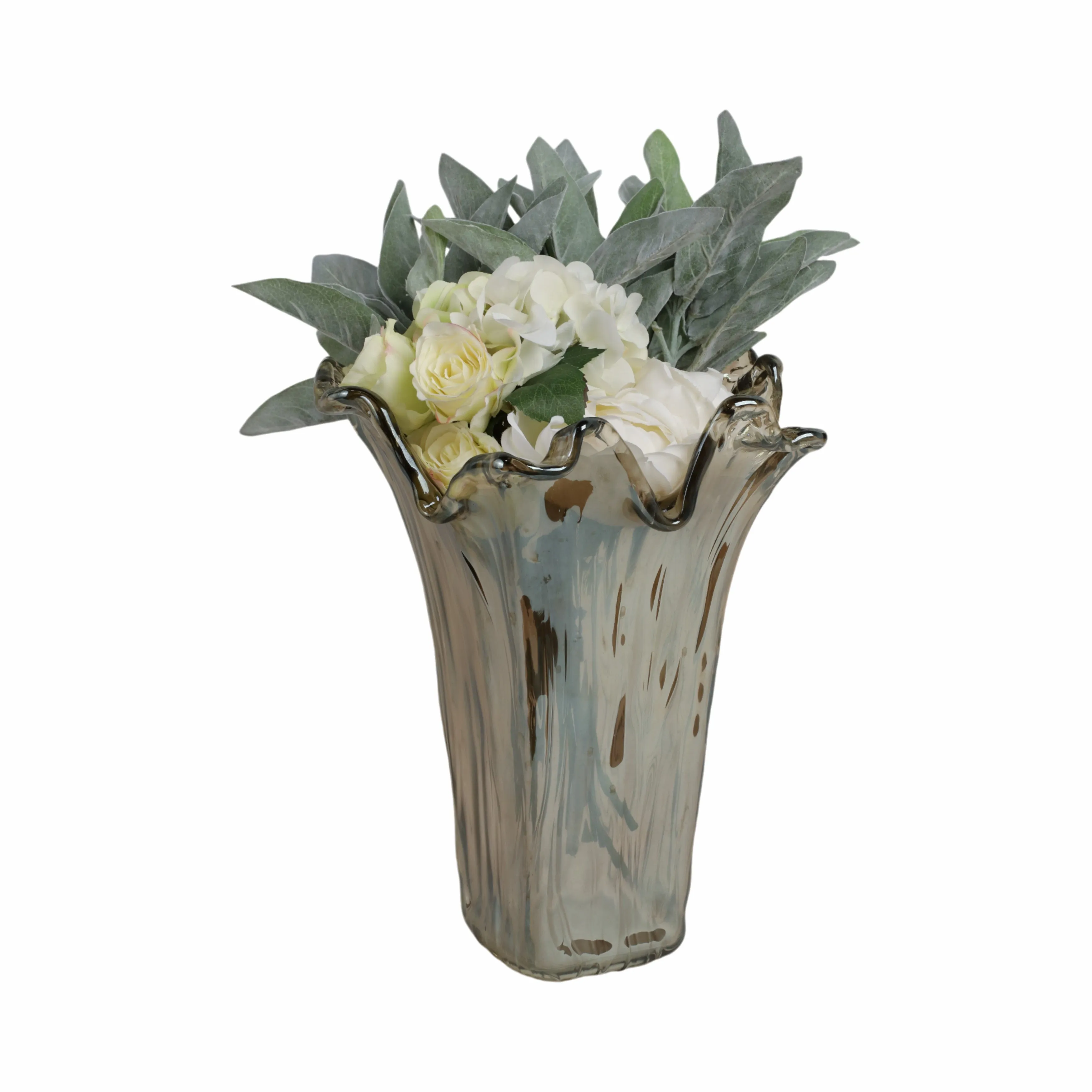 15" Fiastra Tall Italian Art Glass Vase
