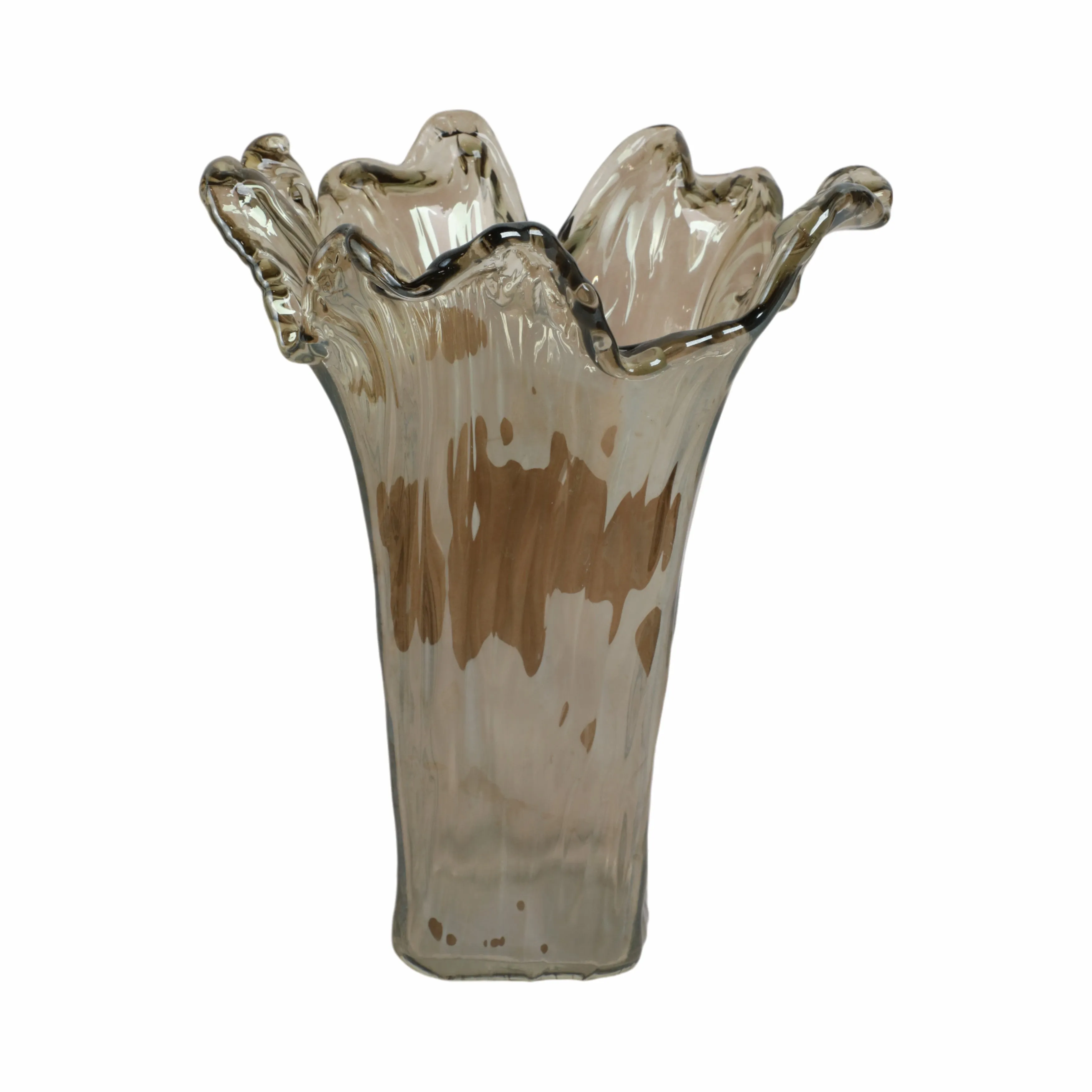 15" Fiastra Tall Italian Art Glass Vase