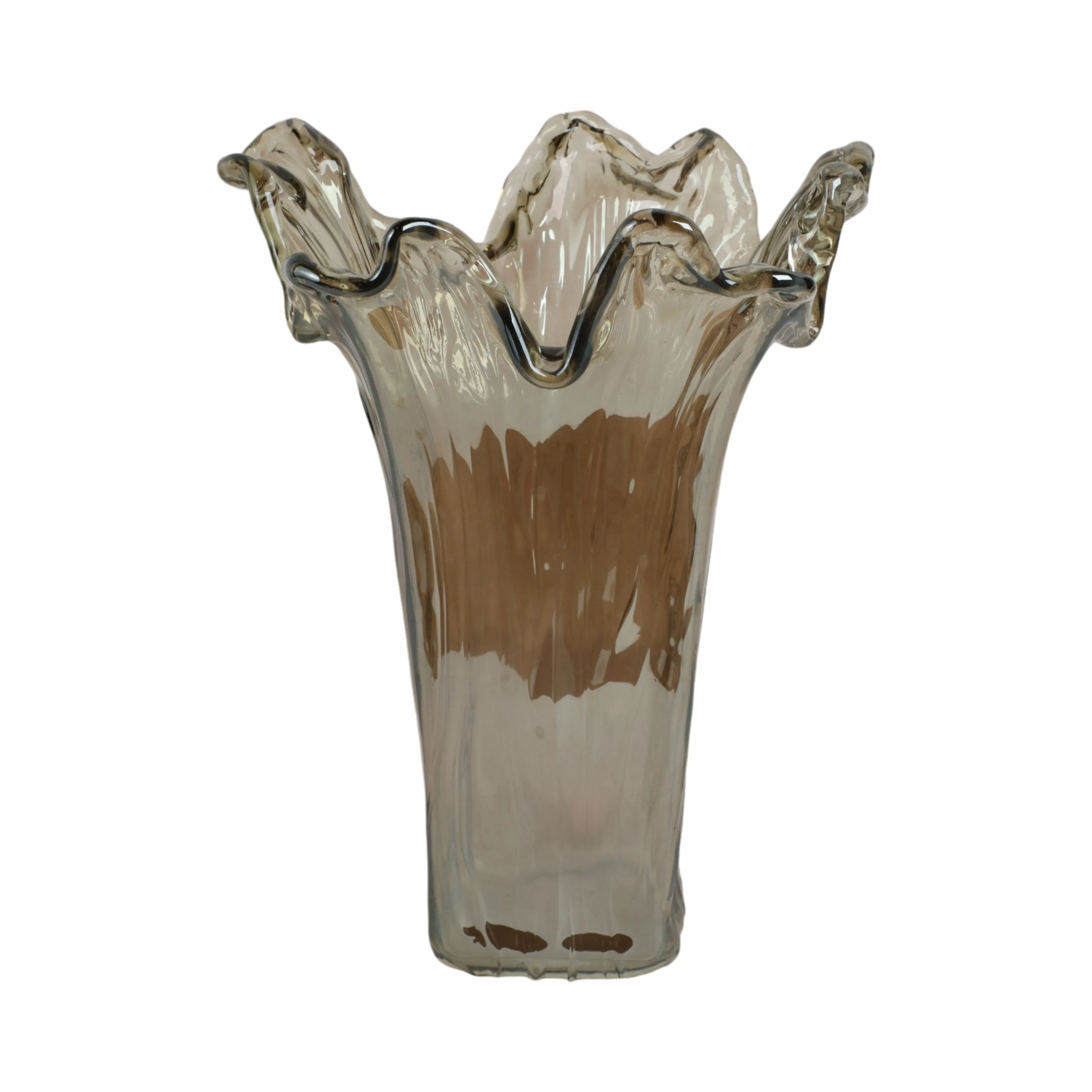 15" Fiastra Tall Italian Art Glass Vase