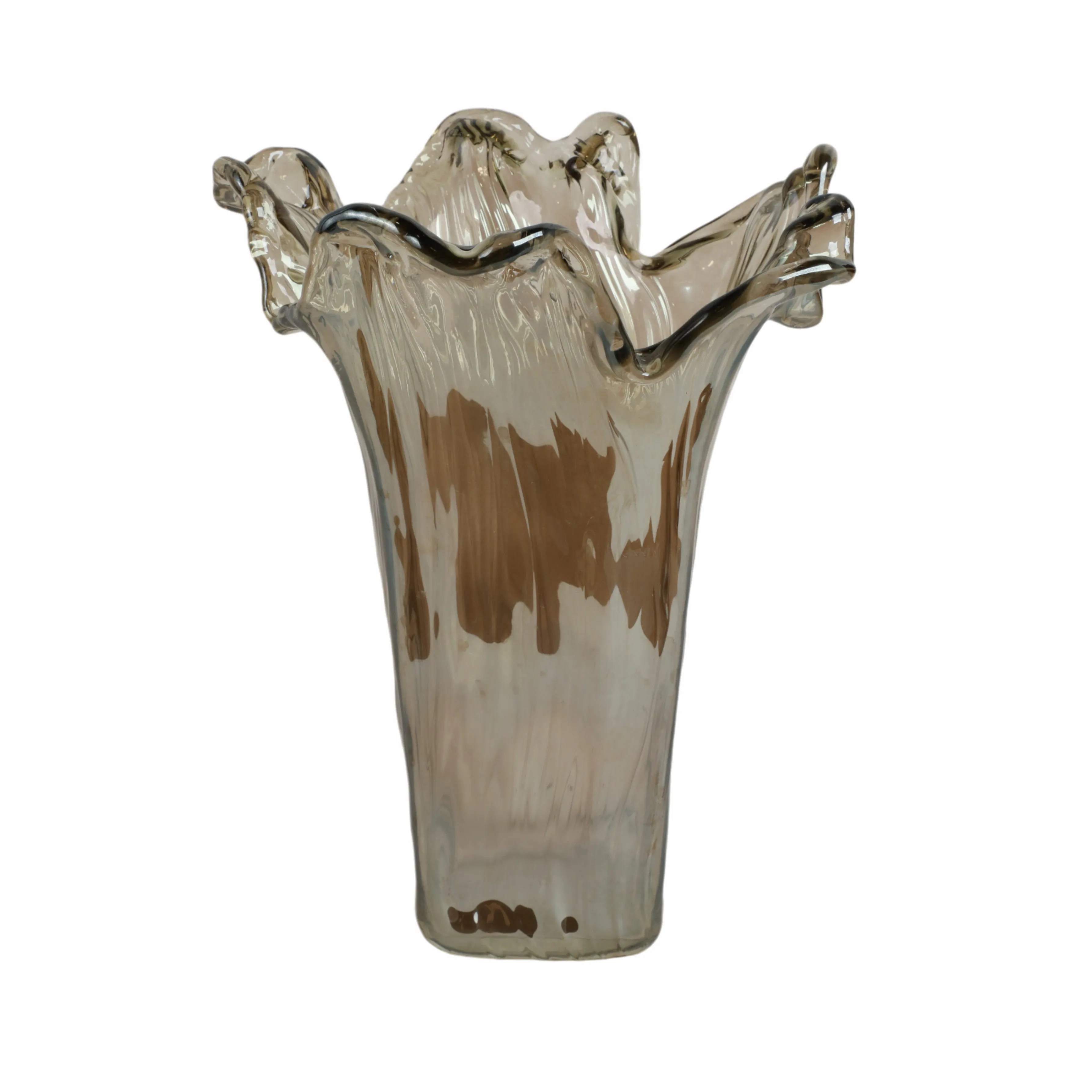 15" Fiastra Tall Italian Art Glass Vase