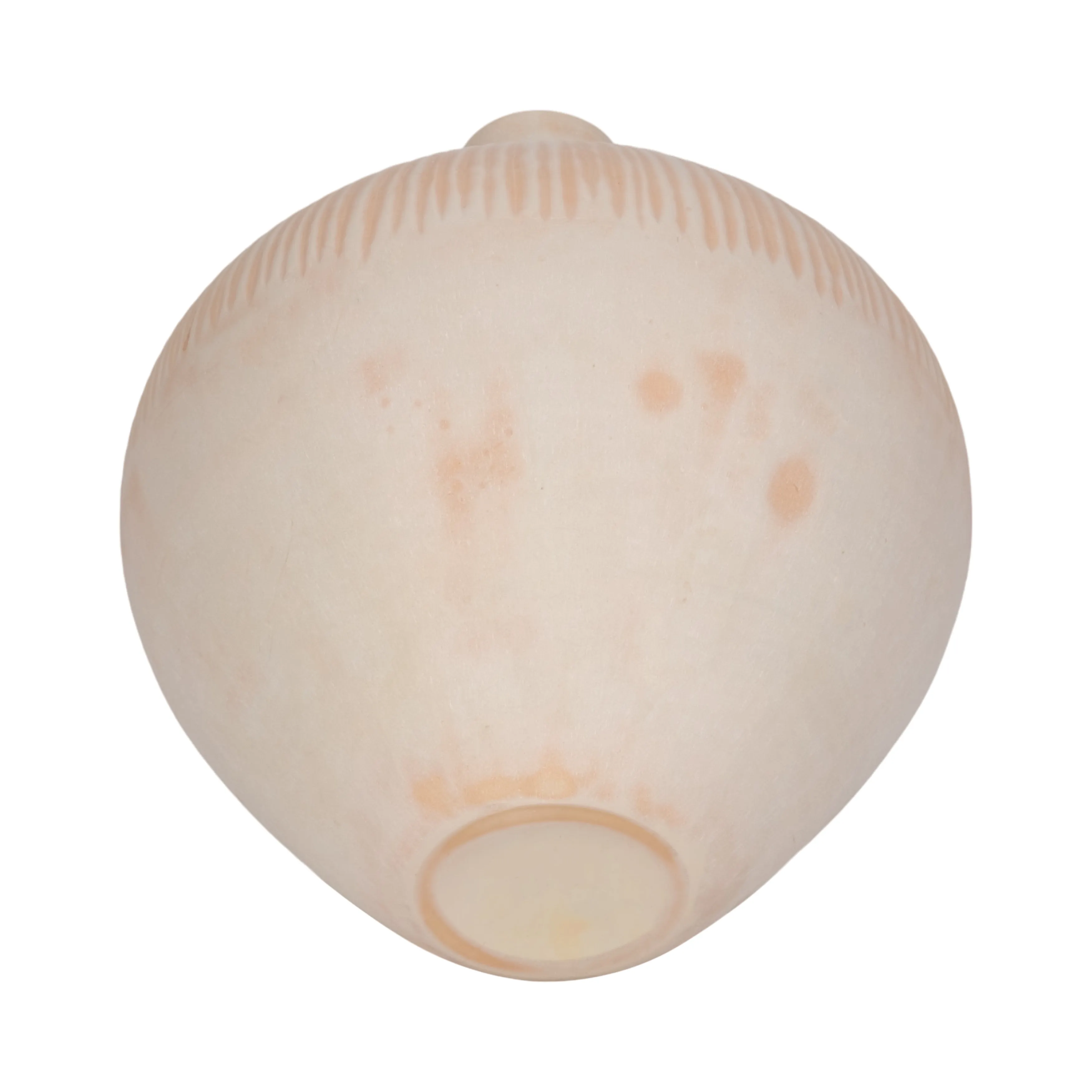 15" WALLACE CREAM SMALL GLASS VASE