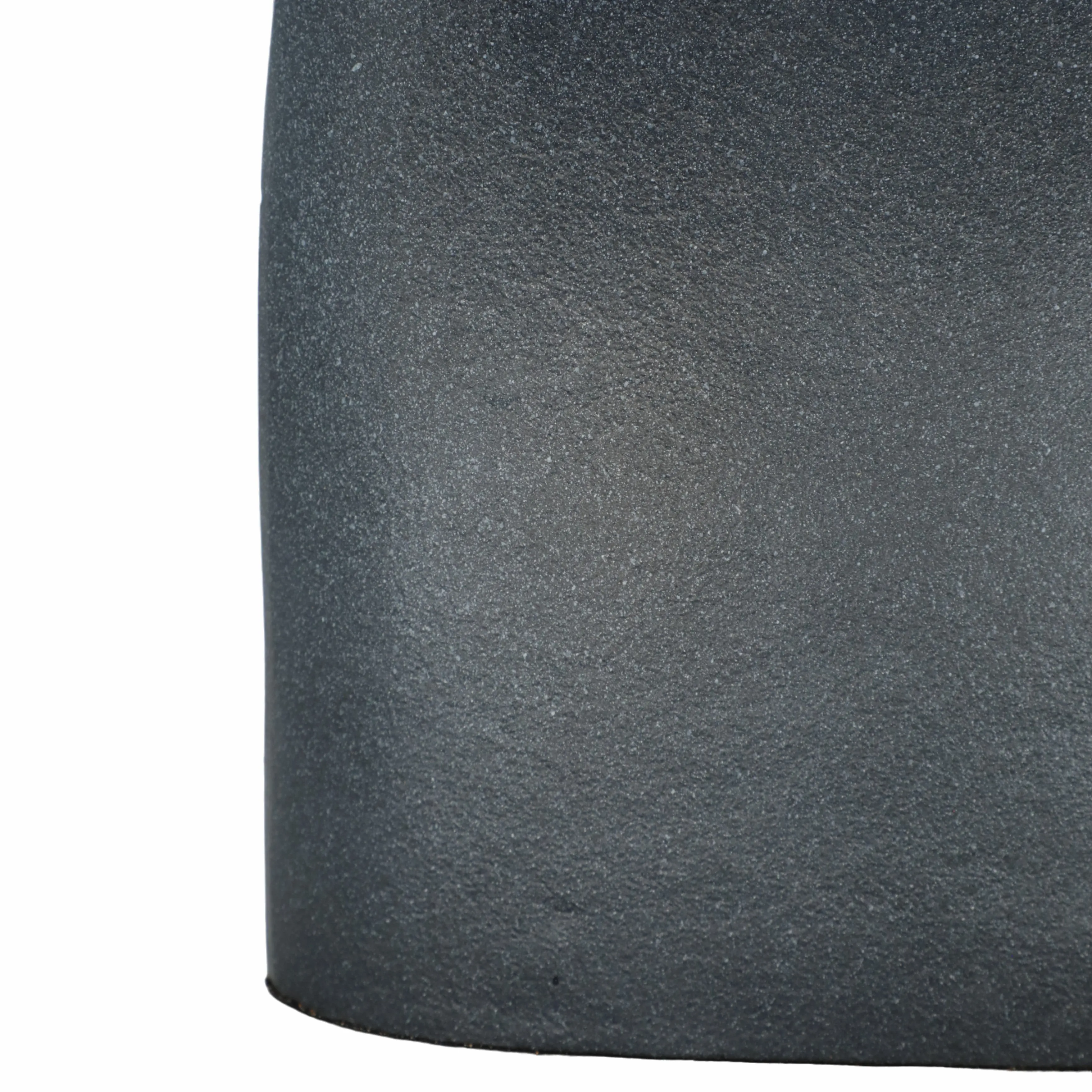 16" MAUER SLEEK METAL GRAY VASE