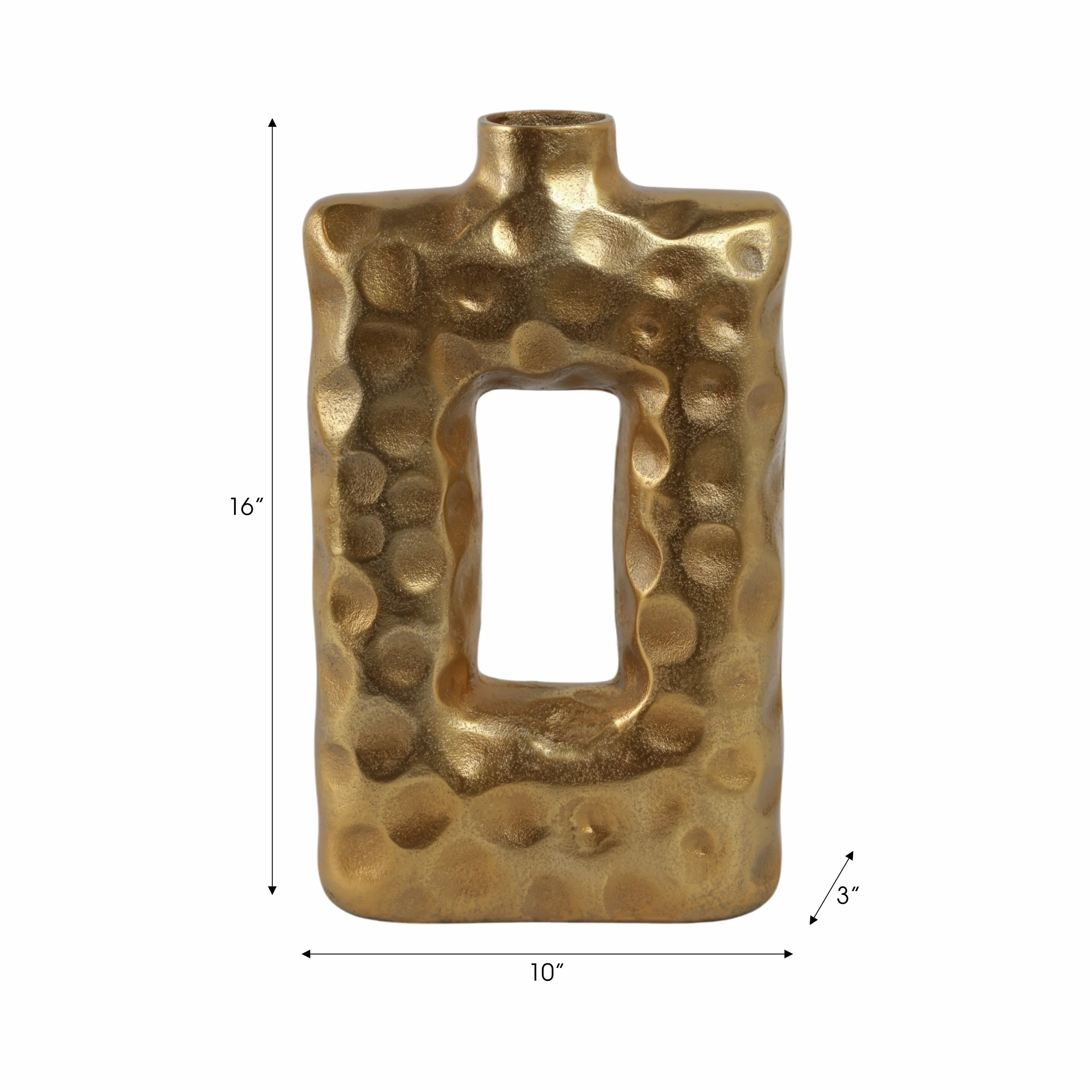 16" Rennes Small Gold Vase