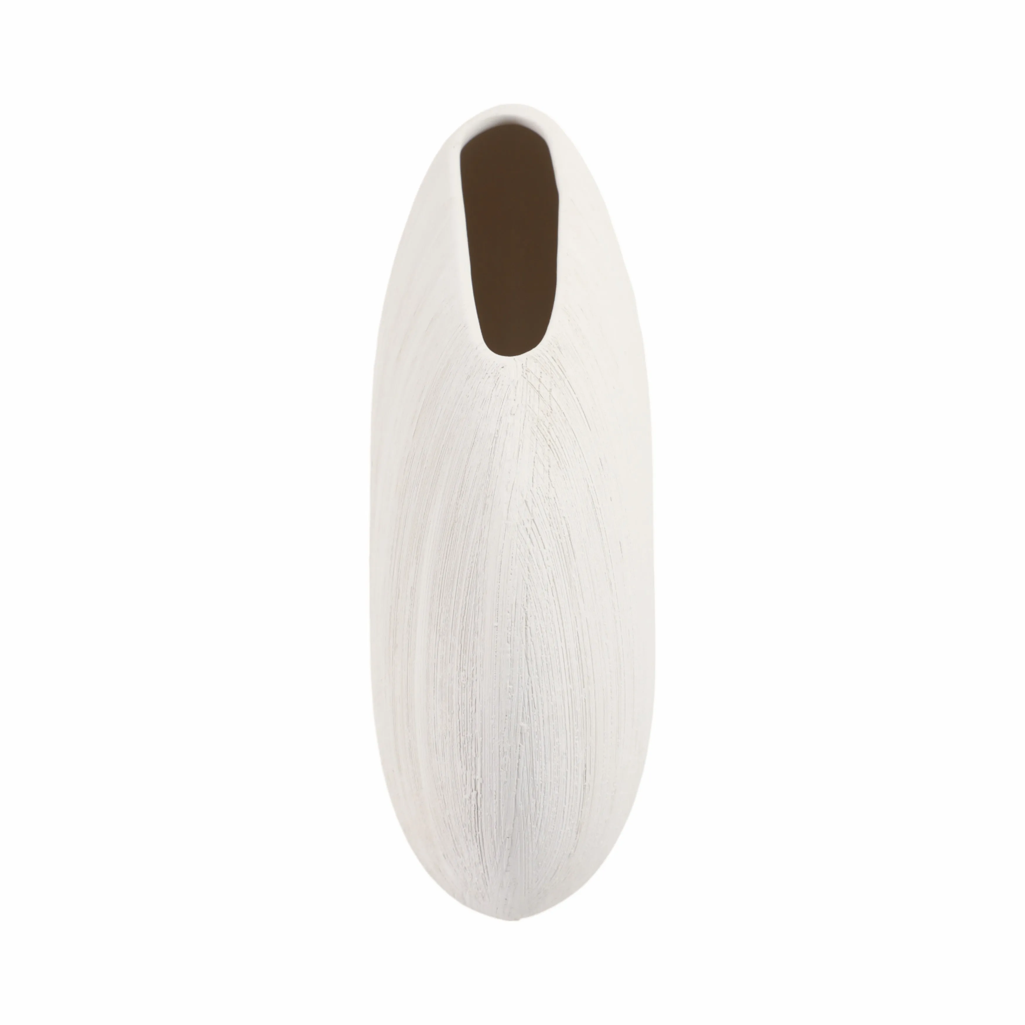 16x11" Cascais Small White Portugal Vase