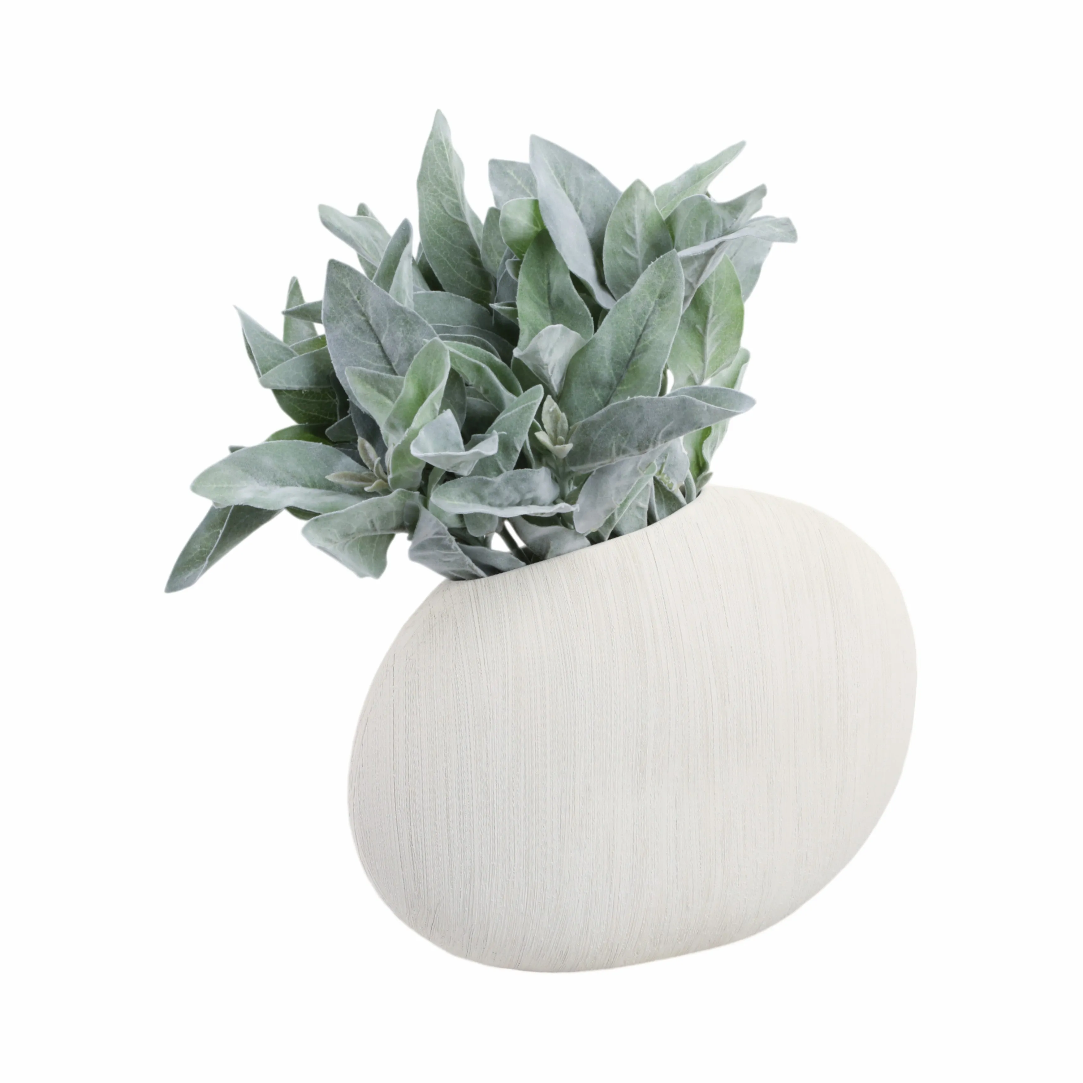 16x11" Cascais Small White Portugal Vase