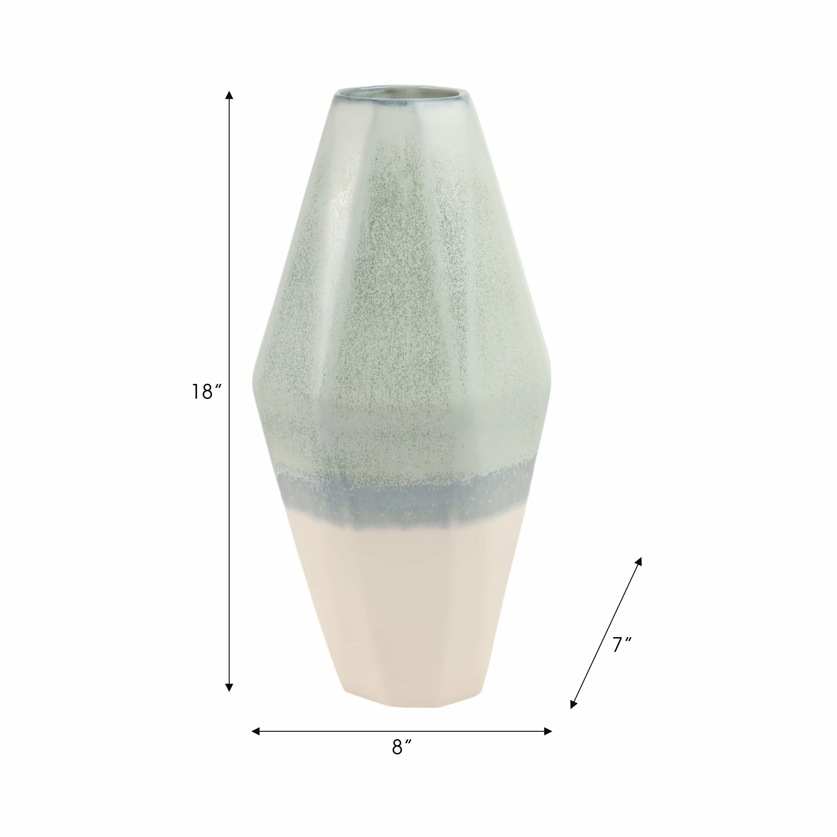 18" Coimbra Small Faceted Portugal Vase