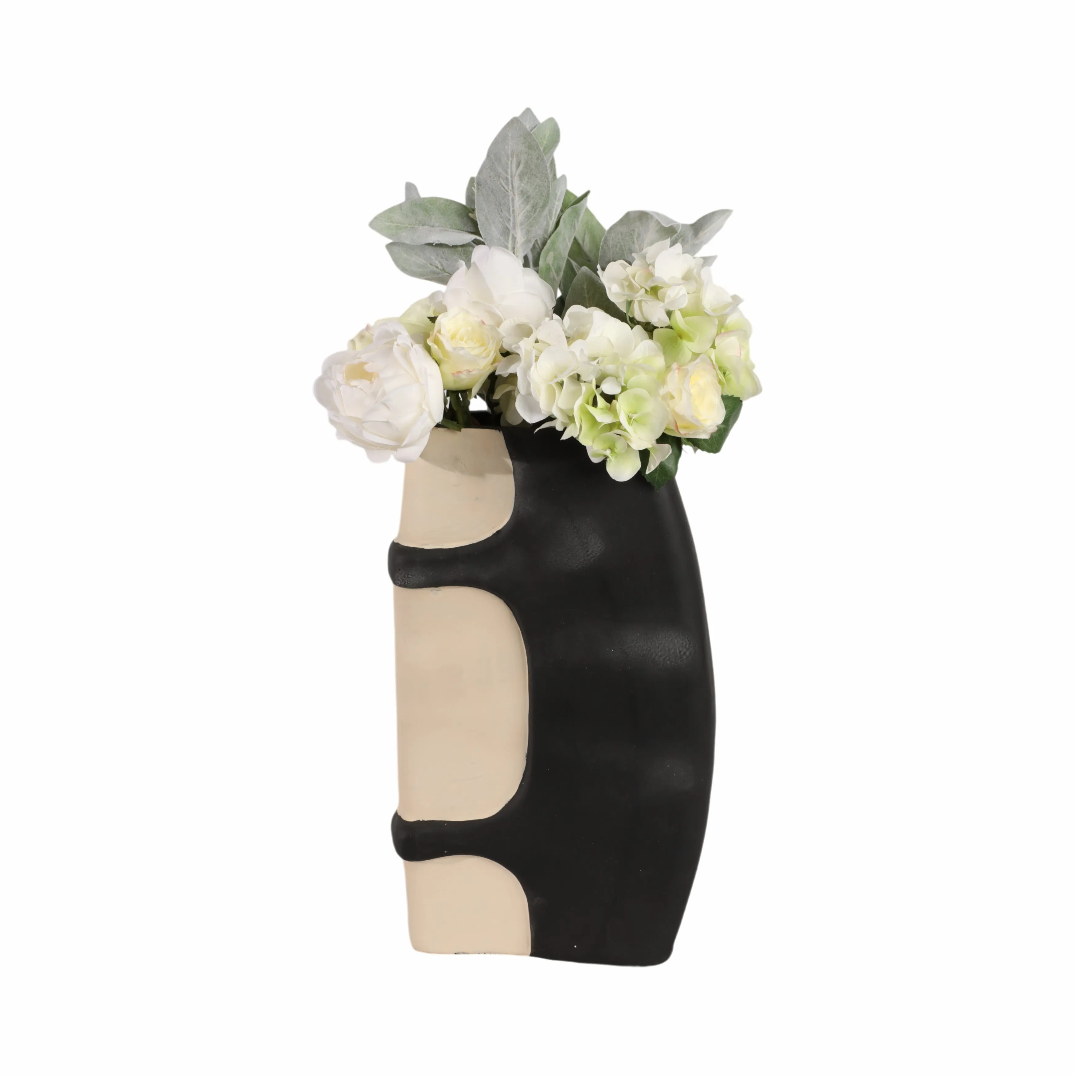 18" Concord Large Black Ecomix Vase