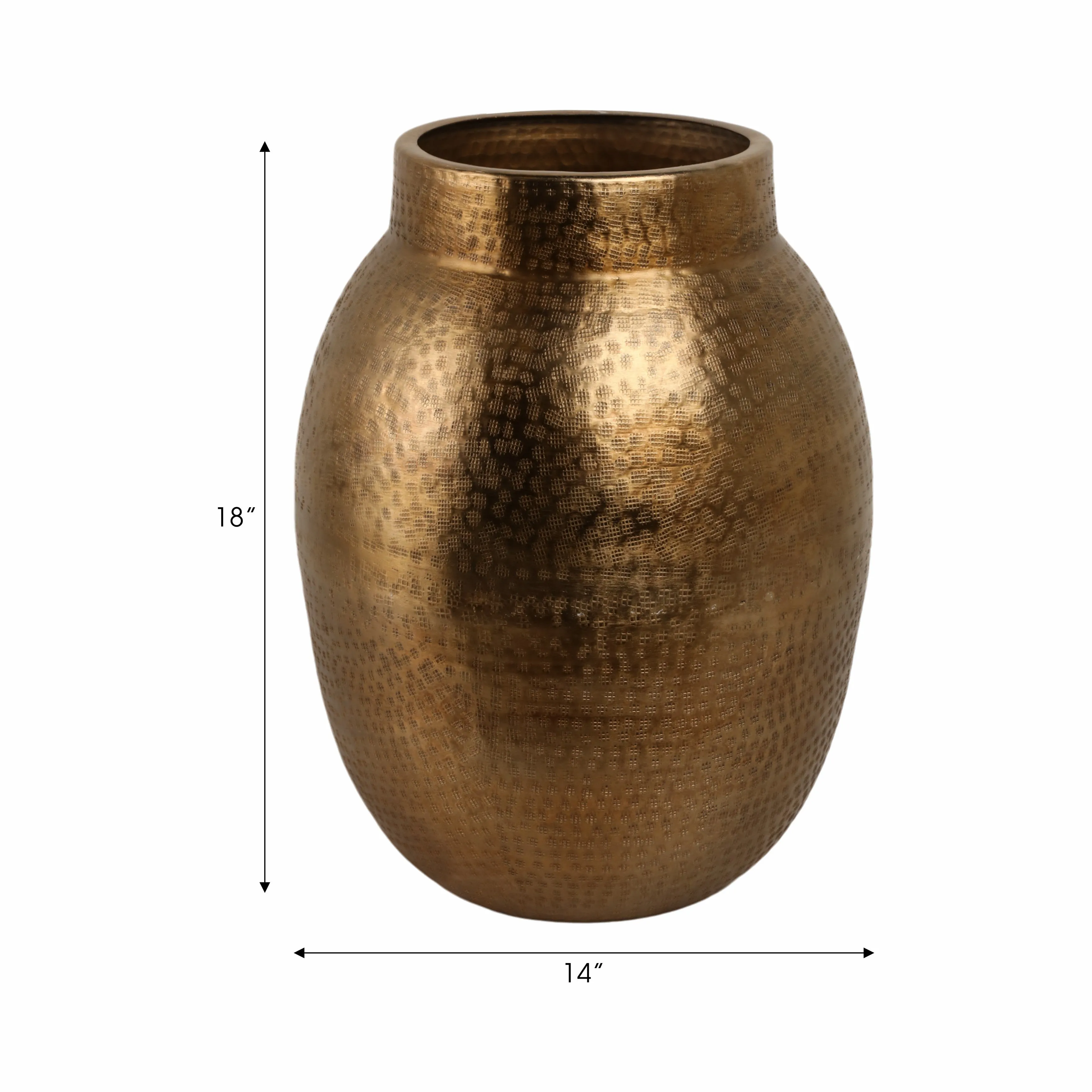 18" Noatak Small Bronze Vase