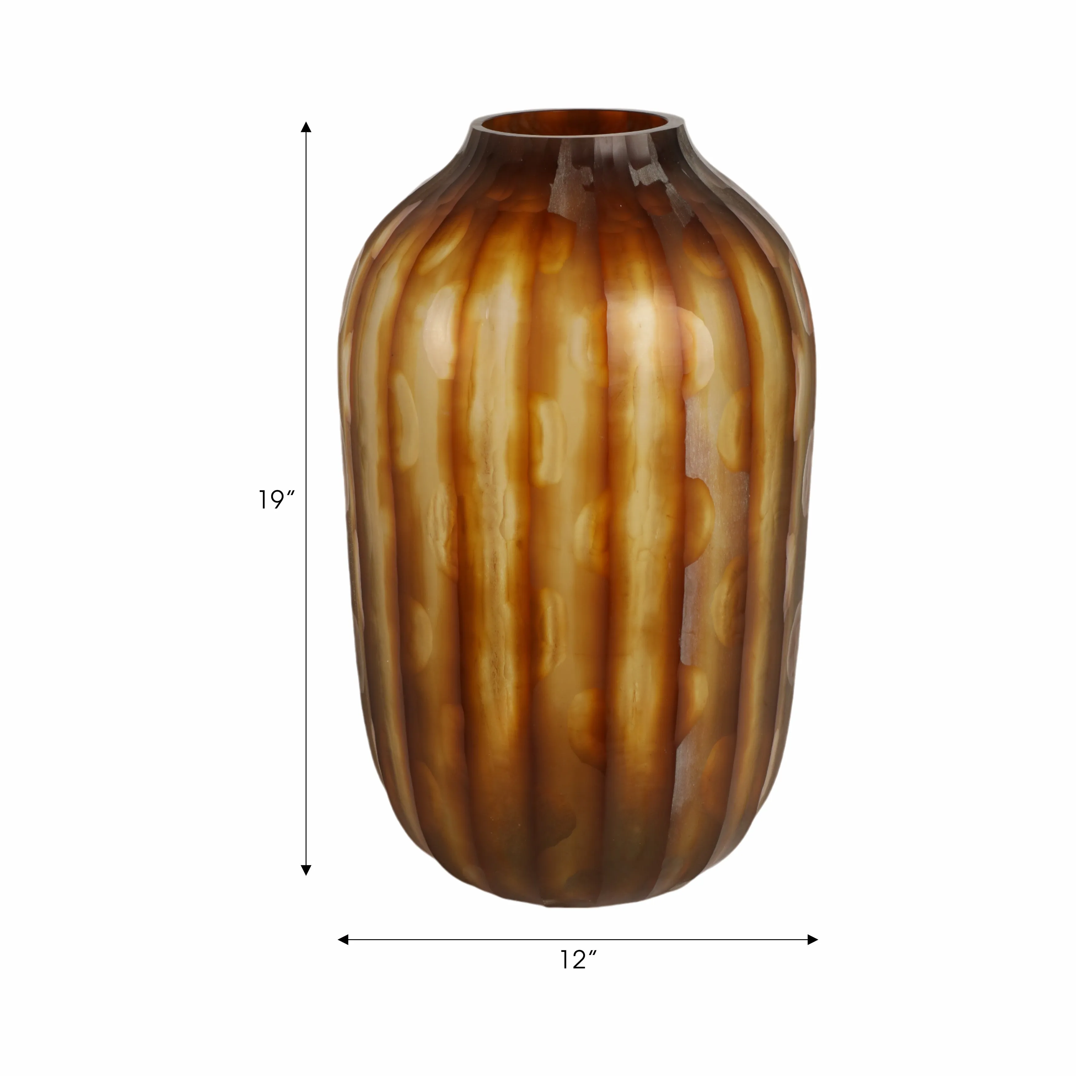 19" Barnim Small Glass Vase