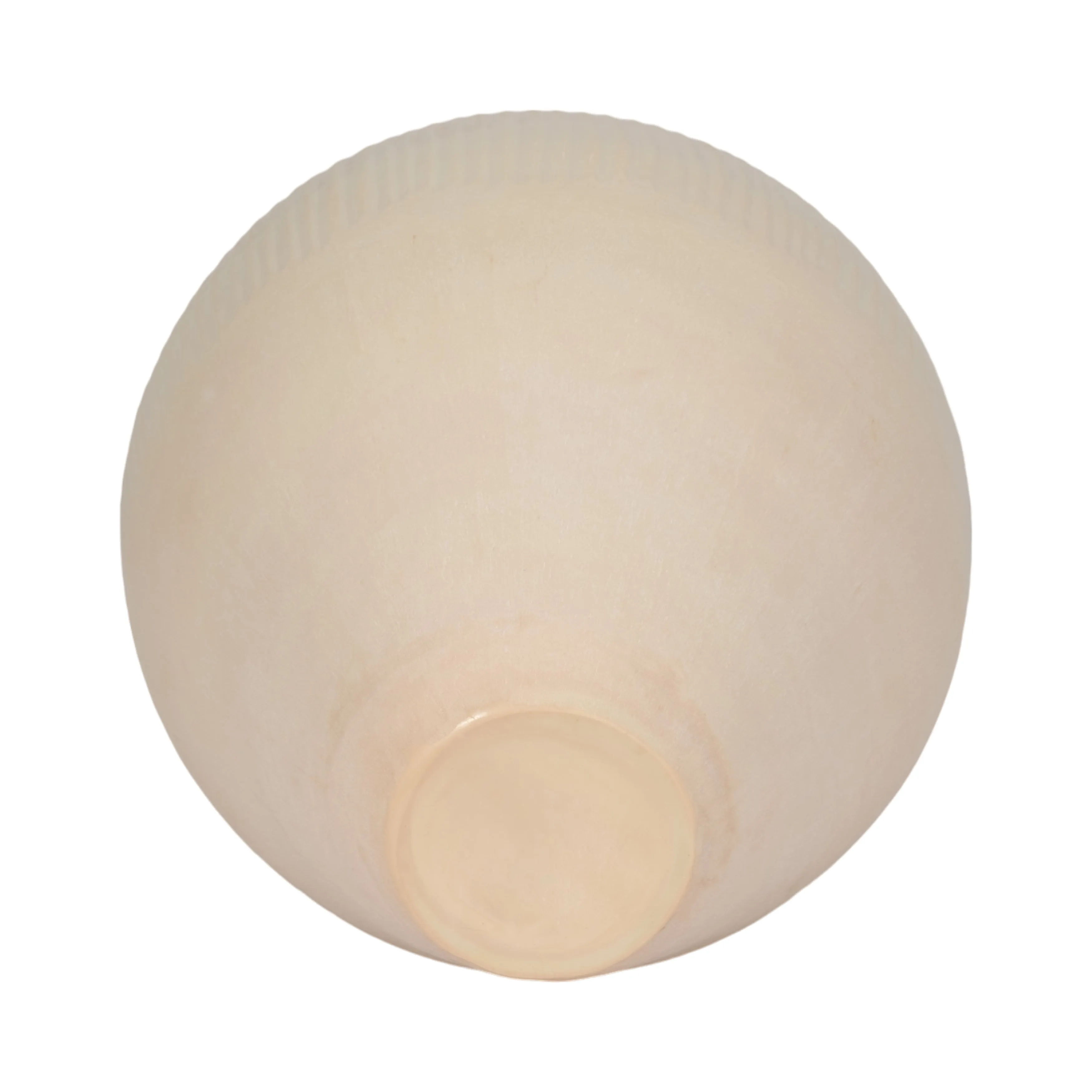 19" WALLACE CREAM LARGE GLASS VASE