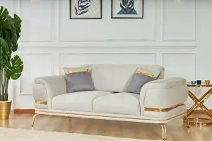 2-seater sofa from Maiden Home, white - 190x75x75 cm M110453306