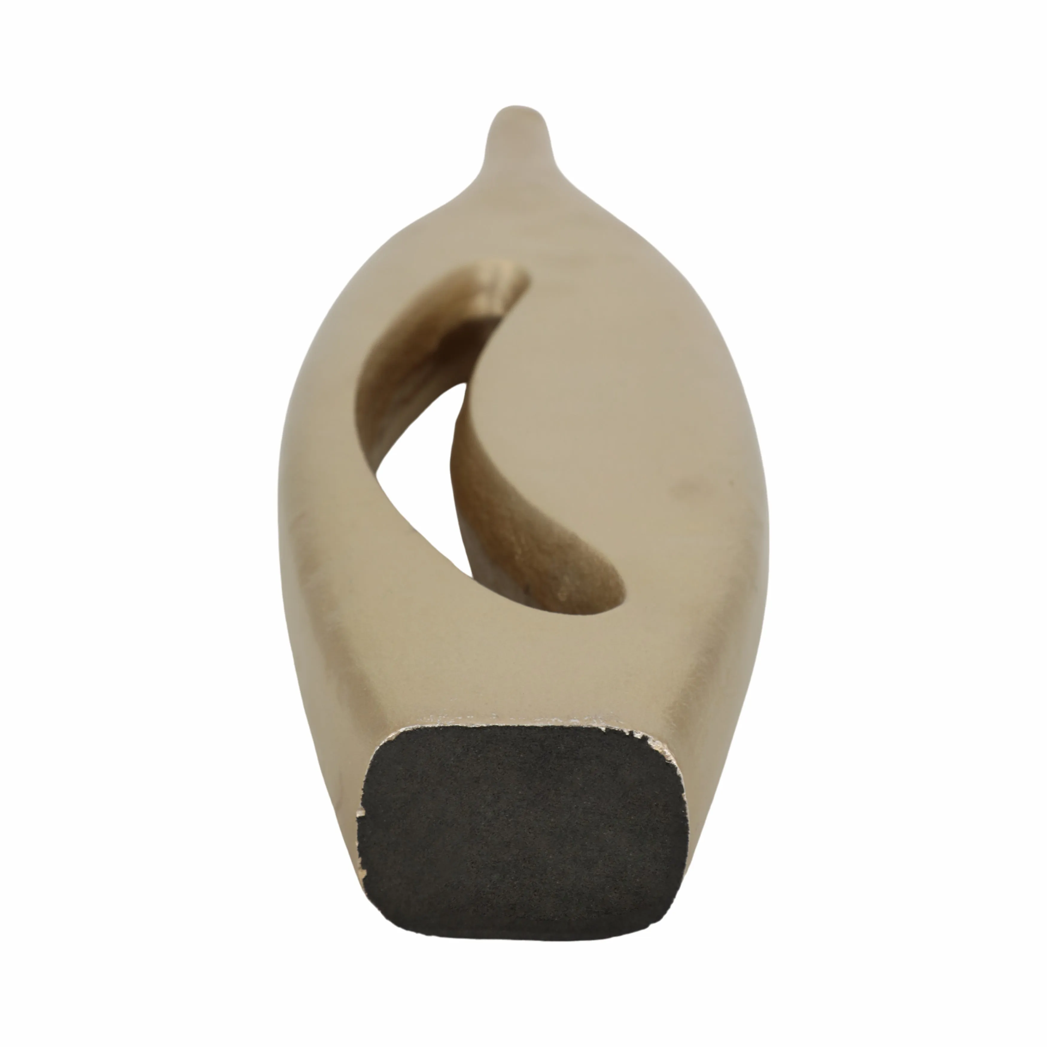 20" Carron Gold Metal Vase