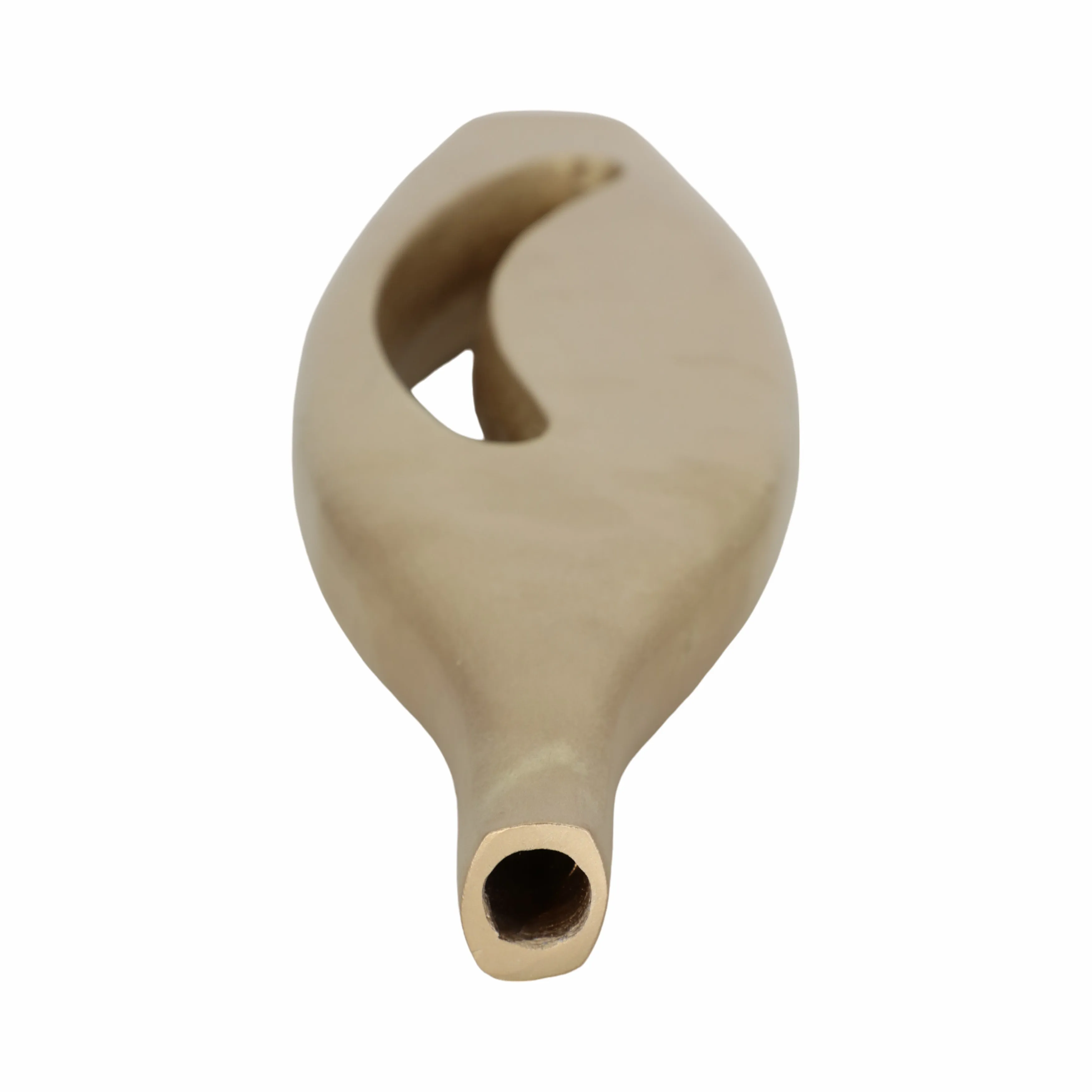 20" Carron Gold Metal Vase