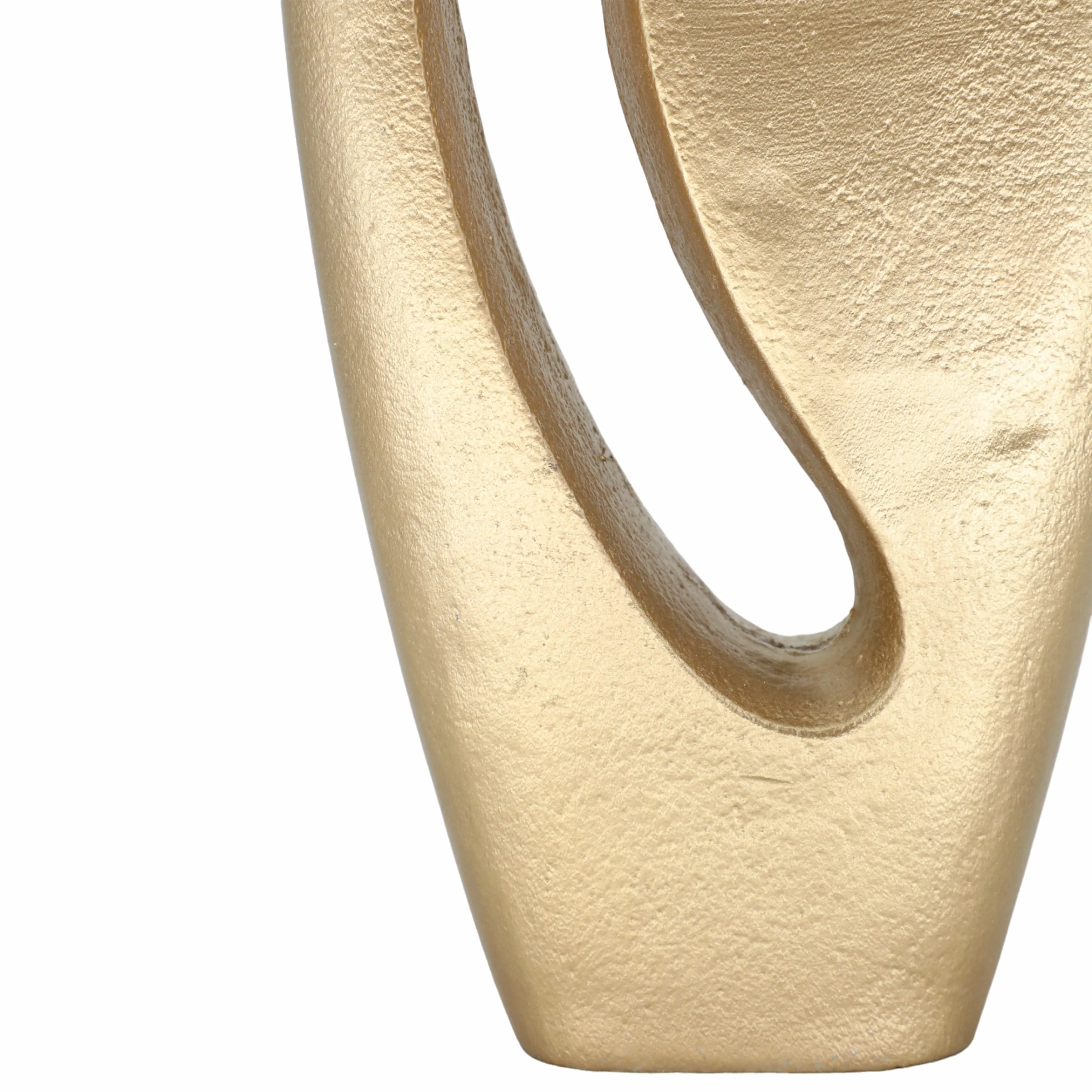 20" Carron Gold Metal Vase