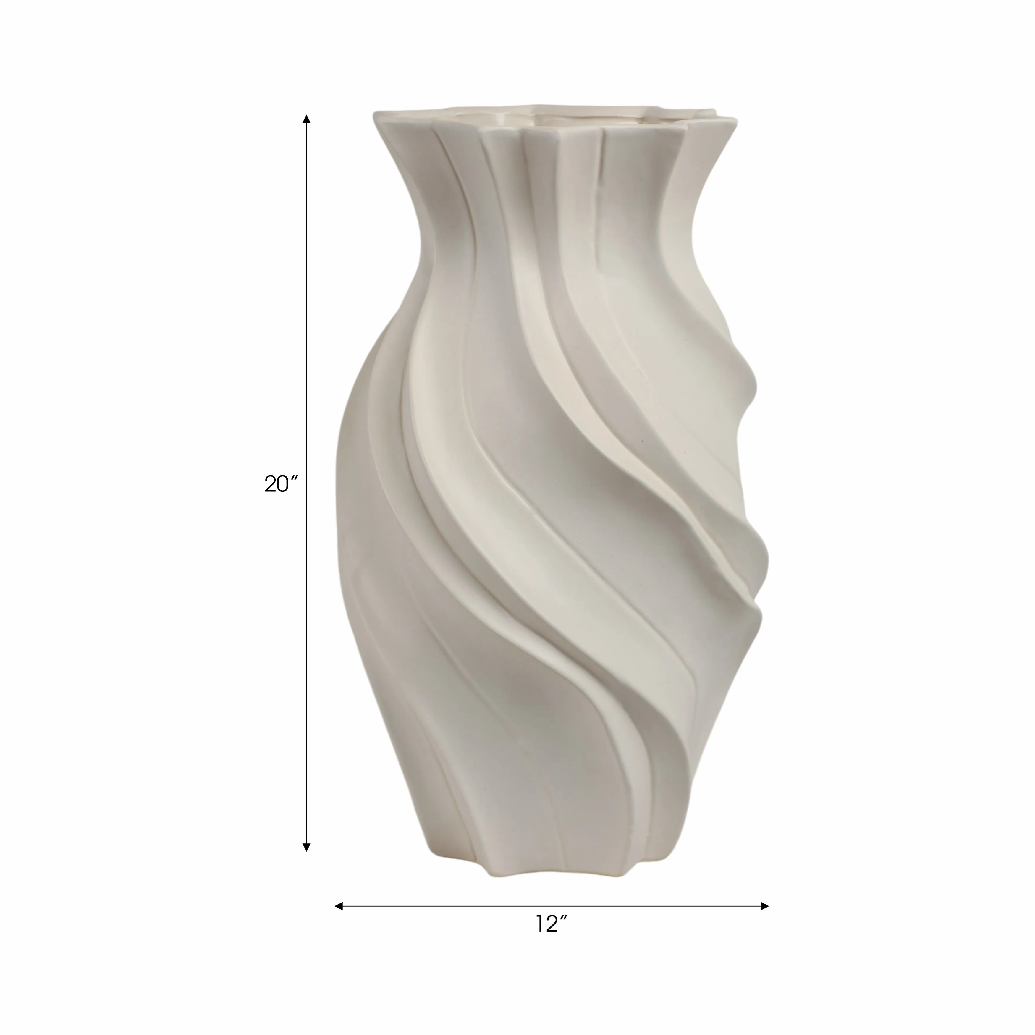 20" Dubuque Medium Cer Vase