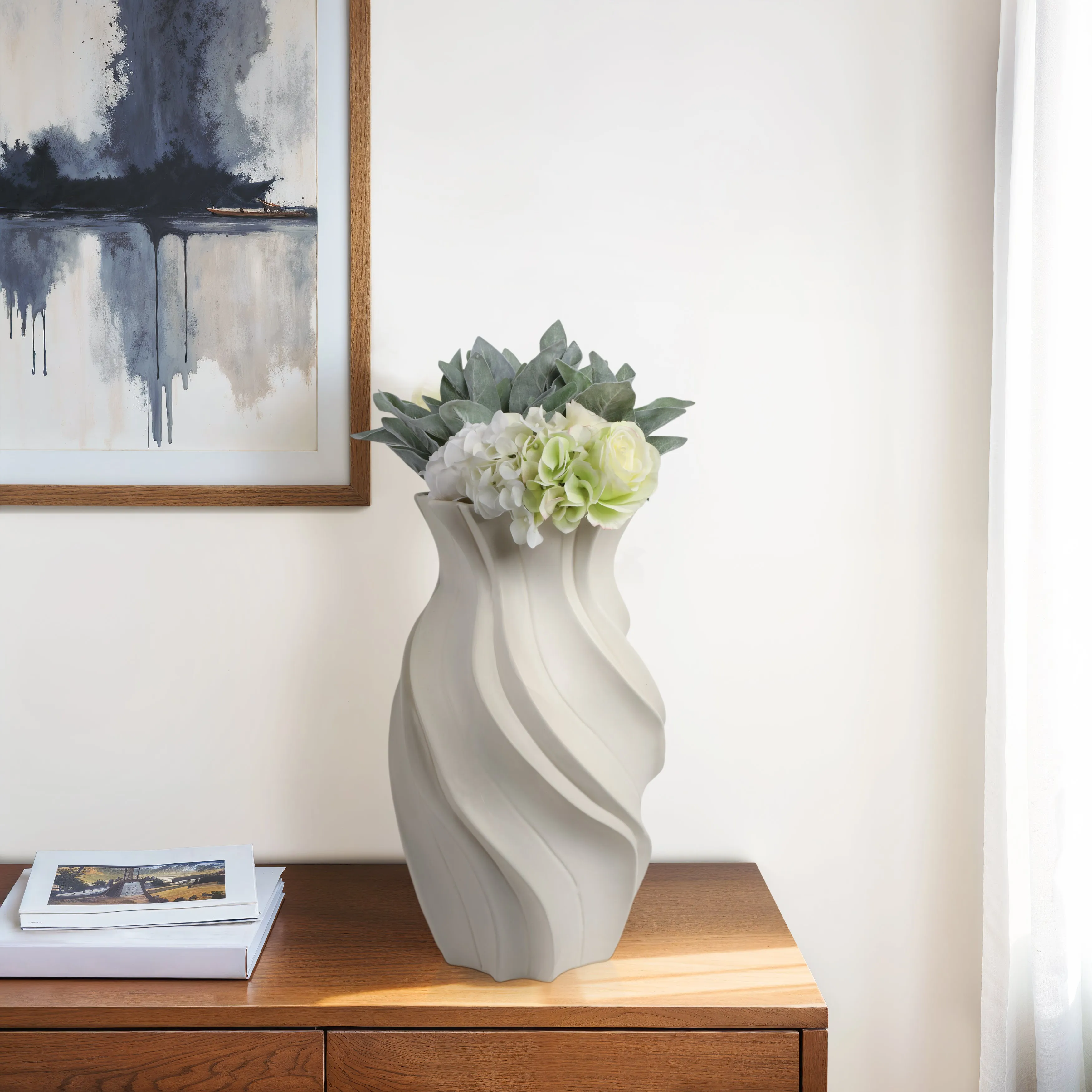 20" Dubuque Medium Cer Vase