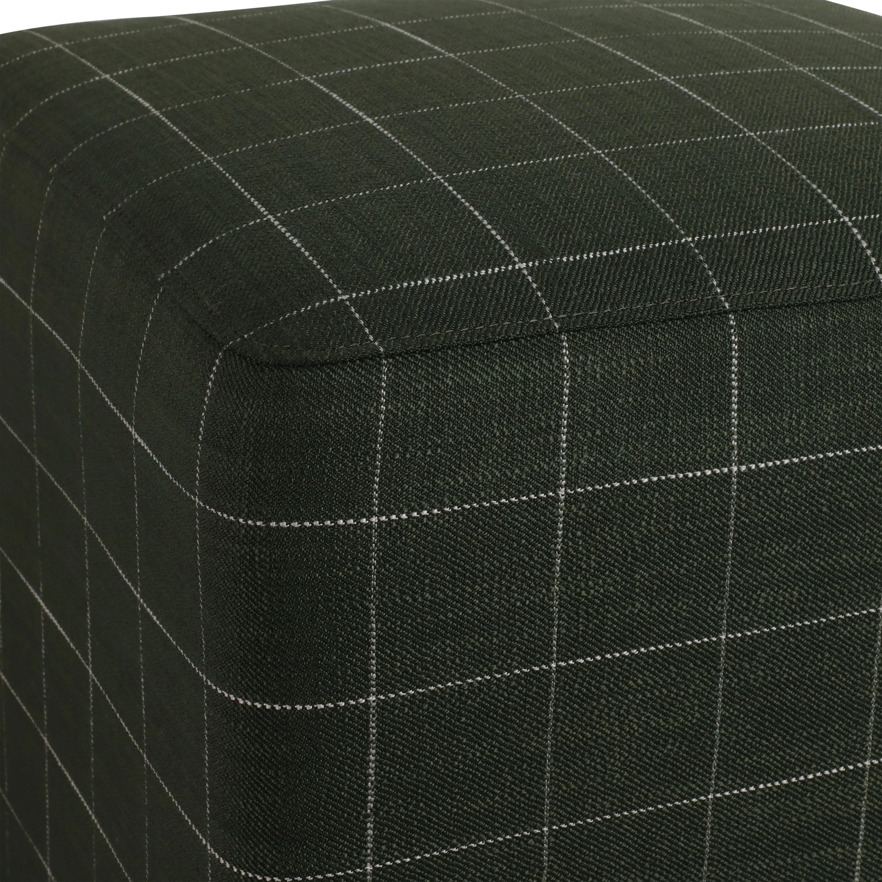 20X20 SQUARE OTTOMAN, OLIVE