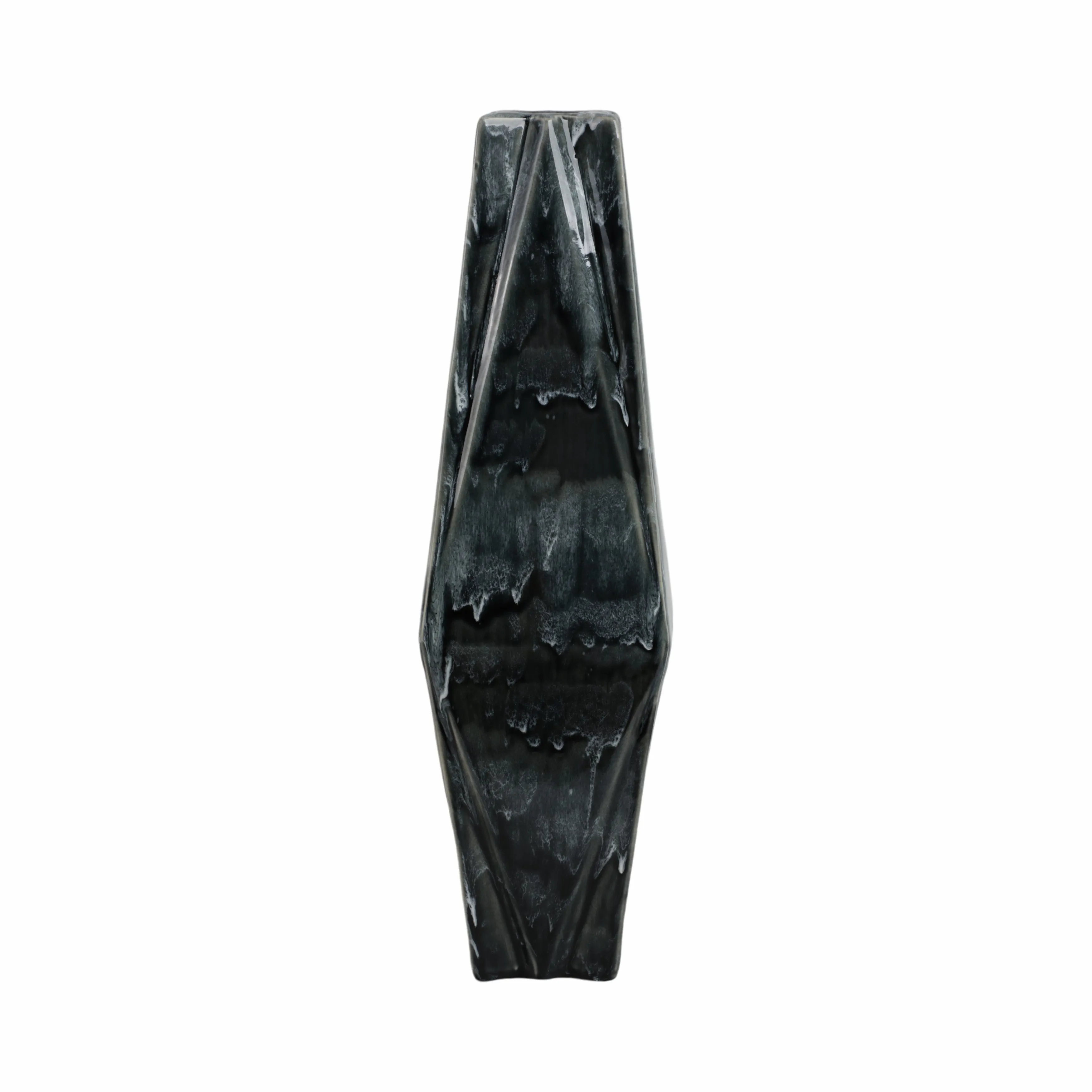 21" Bonney Small Grey Cer Vase