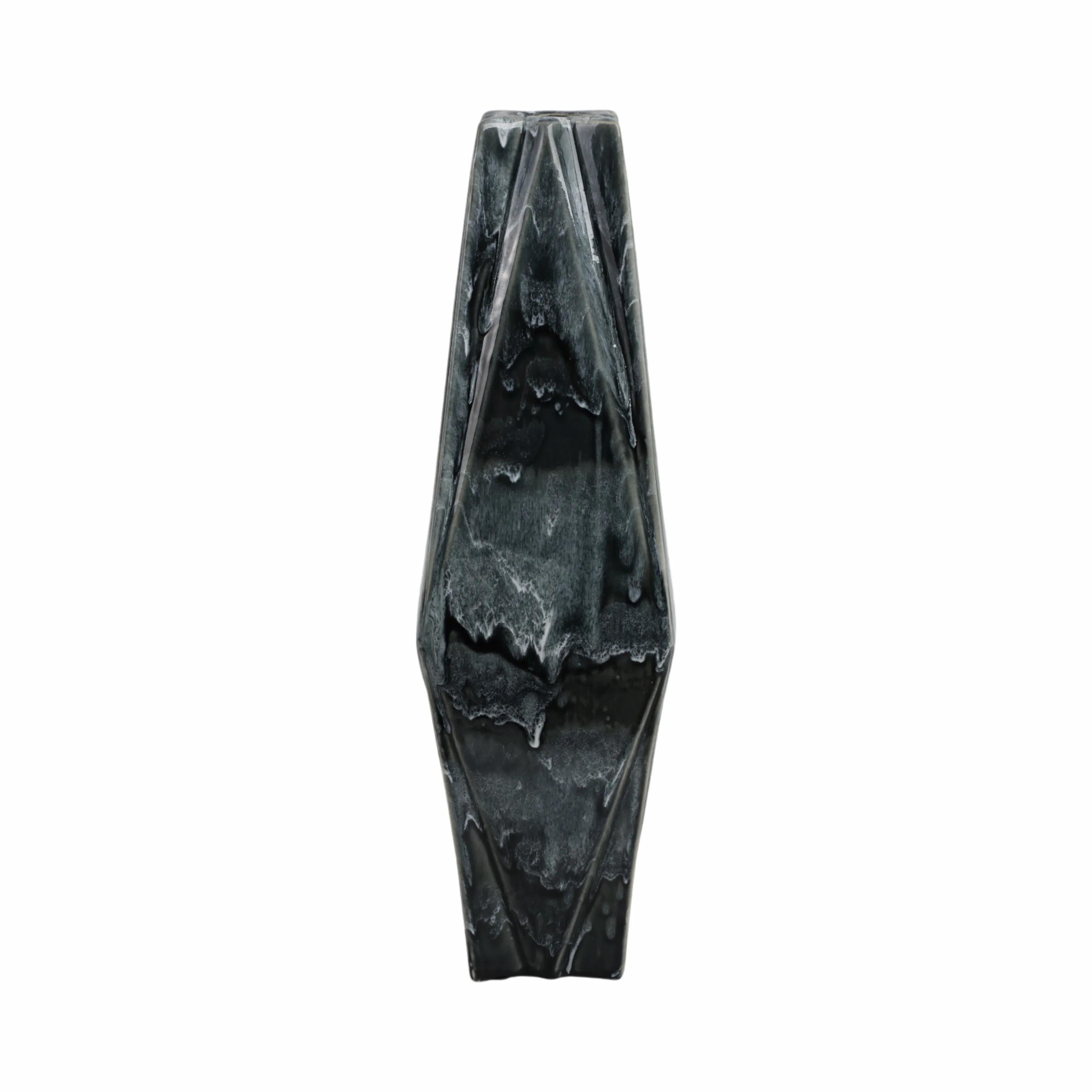 21" Bonney Small Grey Cer Vase