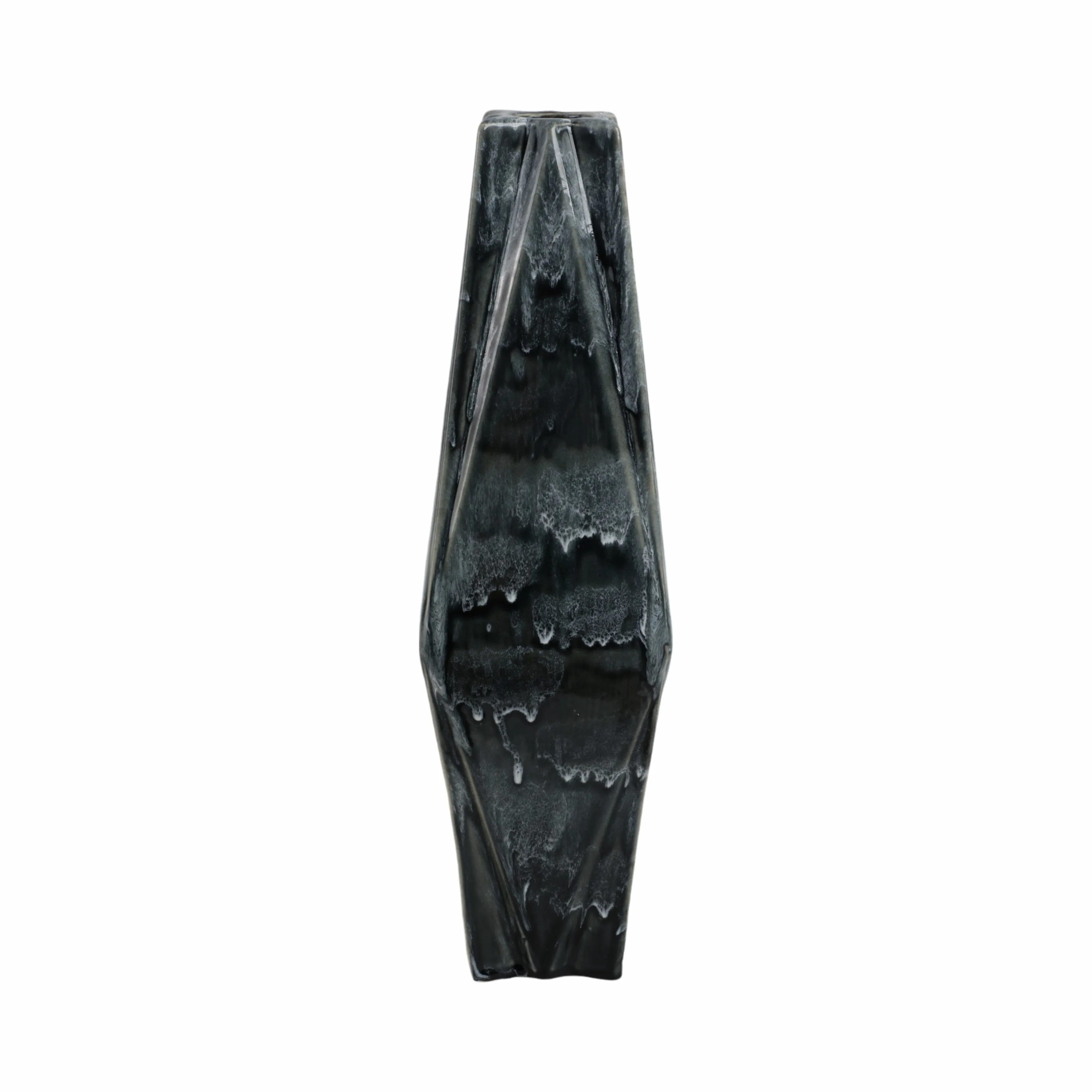 21" Bonney Small Grey Cer Vase