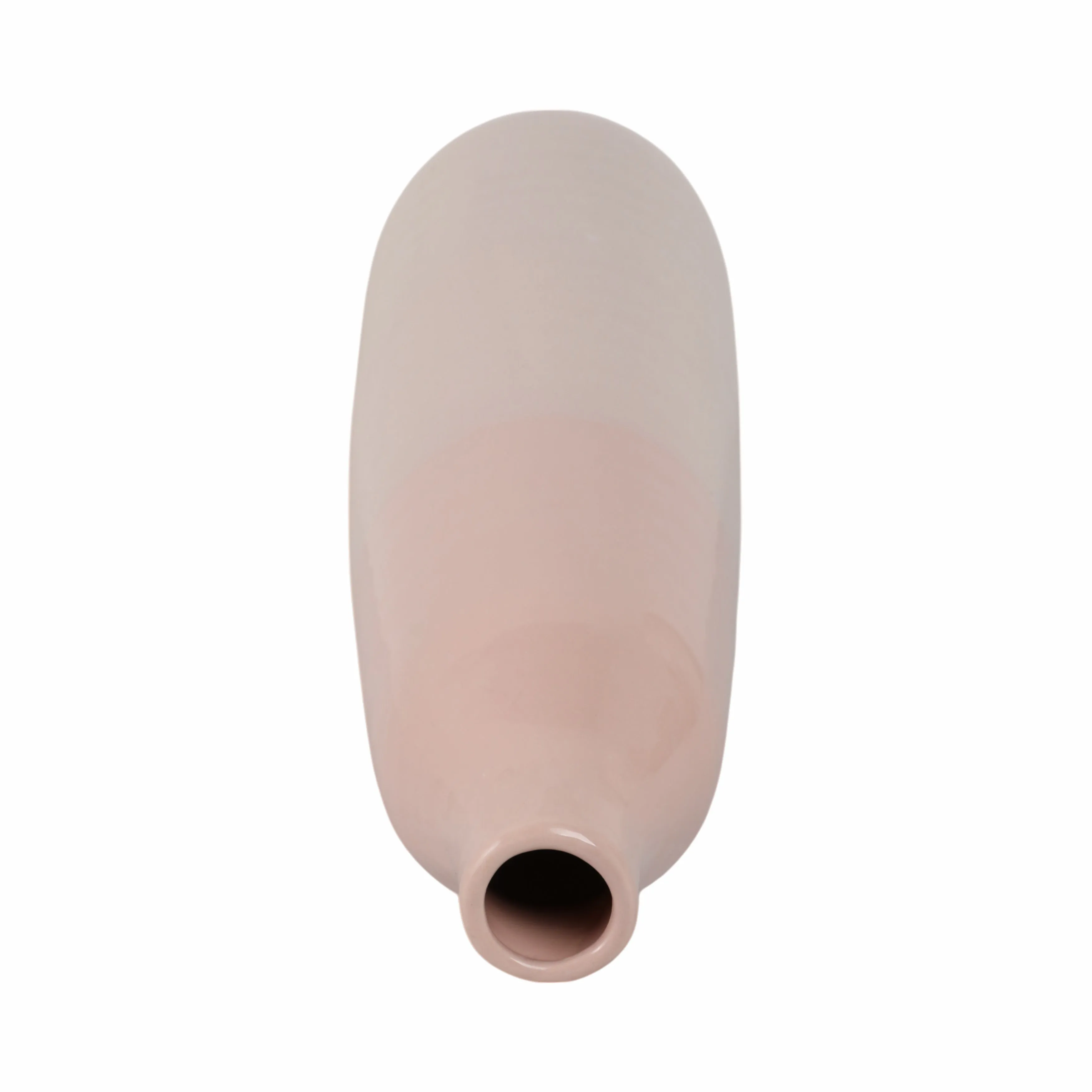 22"H BOTTLE VASE, BLUSH