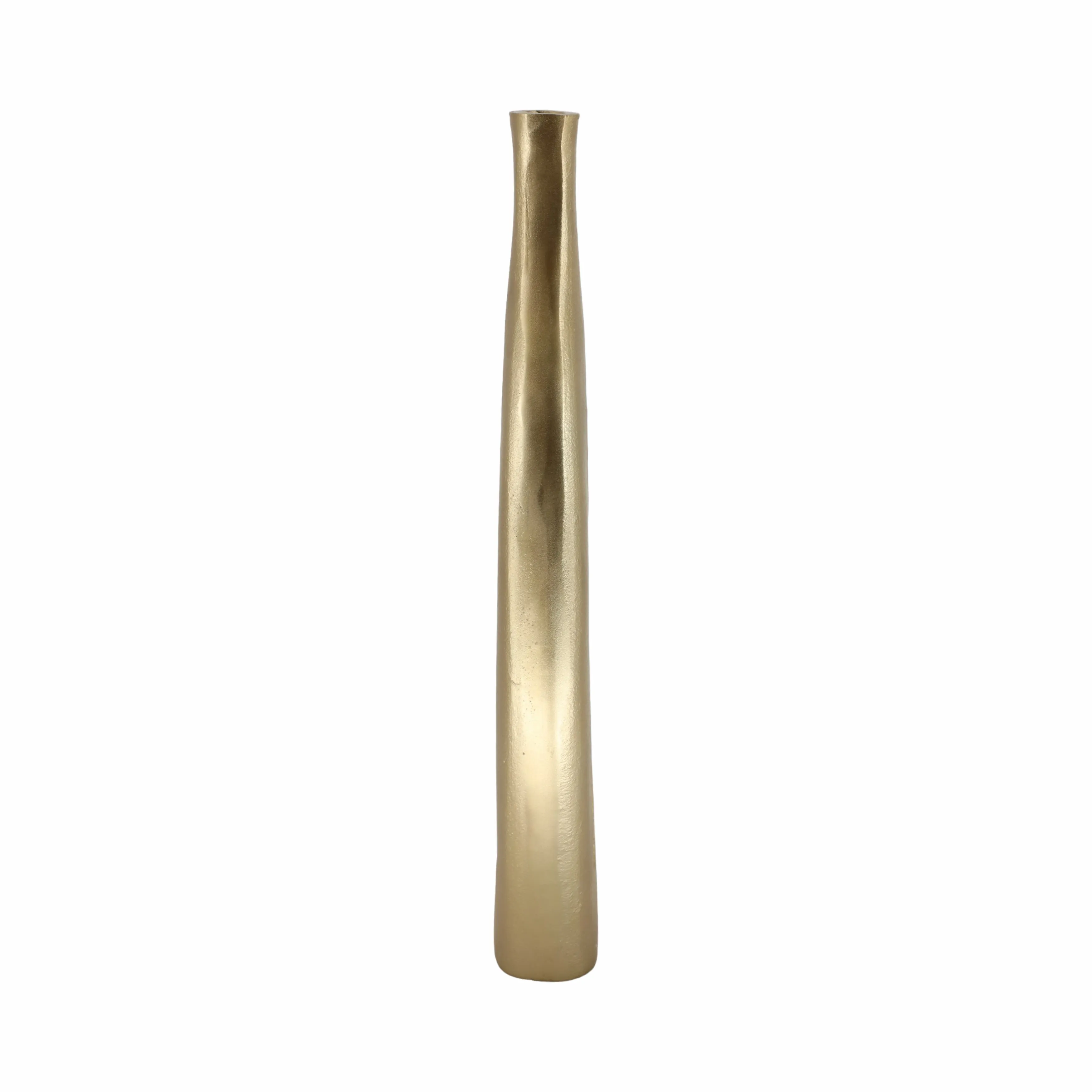 23" Carron Champagne Metal Vase