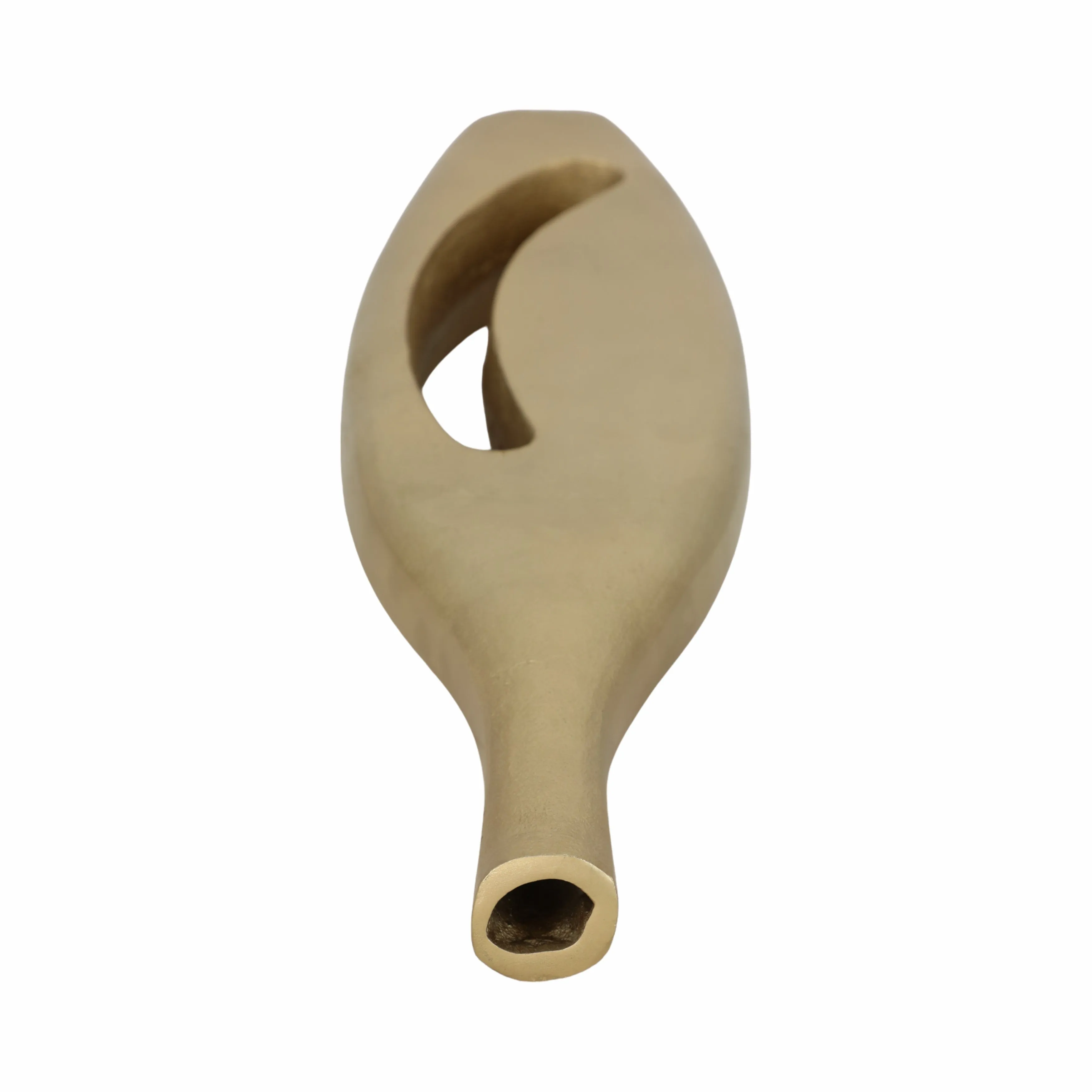 23" Carron Champagne Metal Vase