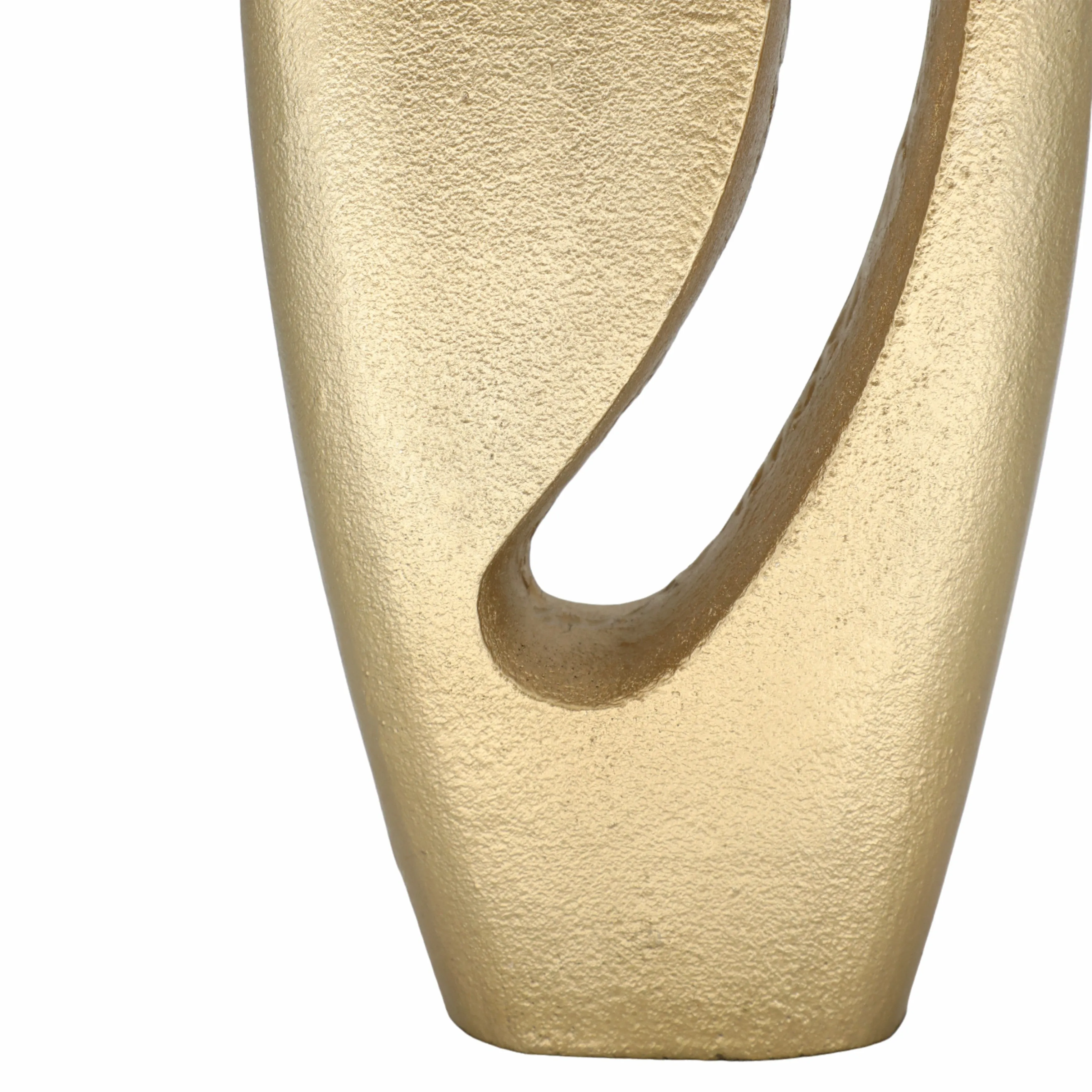 23" Carron Champagne Metal Vase