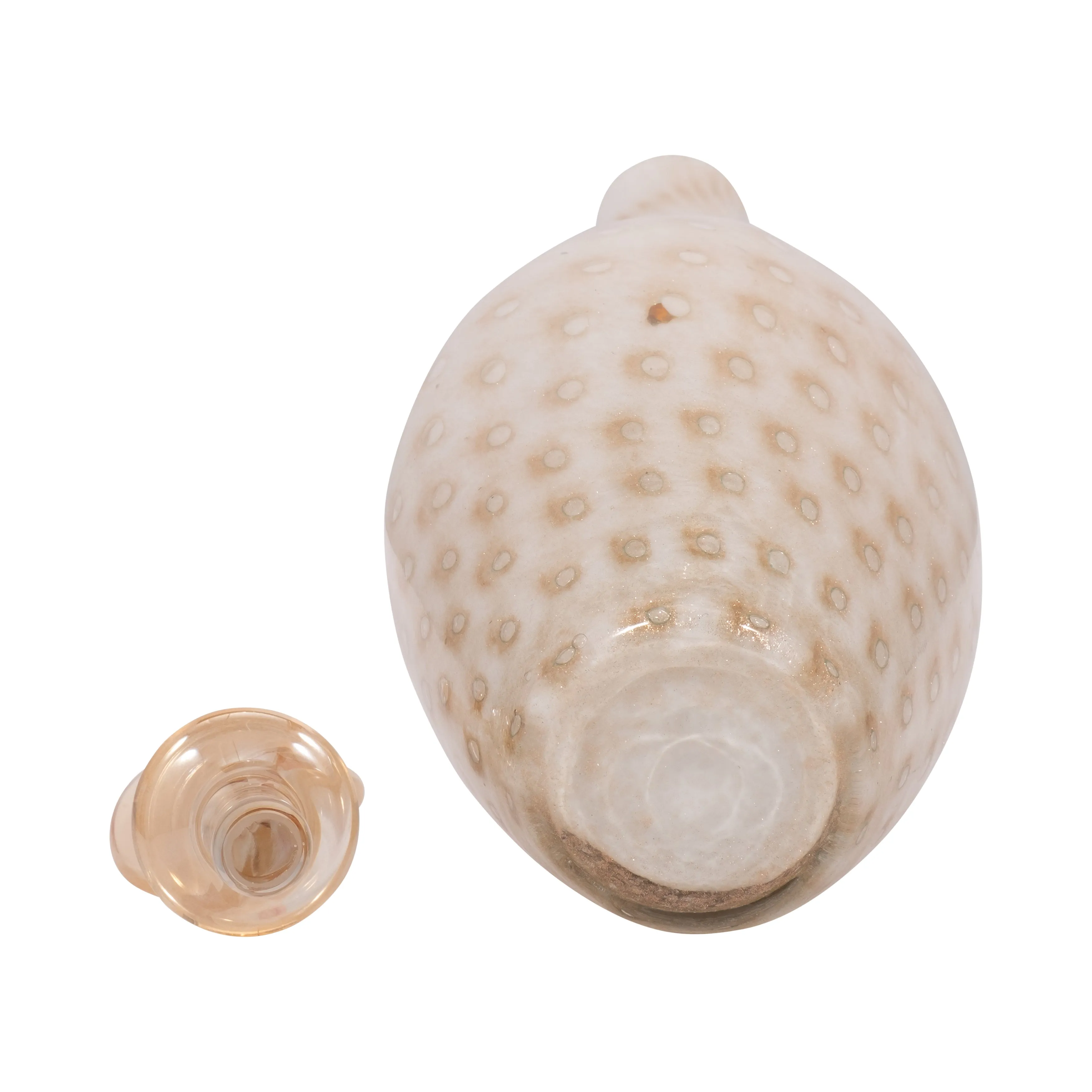 23" MEIRA LEAF TOPPER GLASS BOTTLE