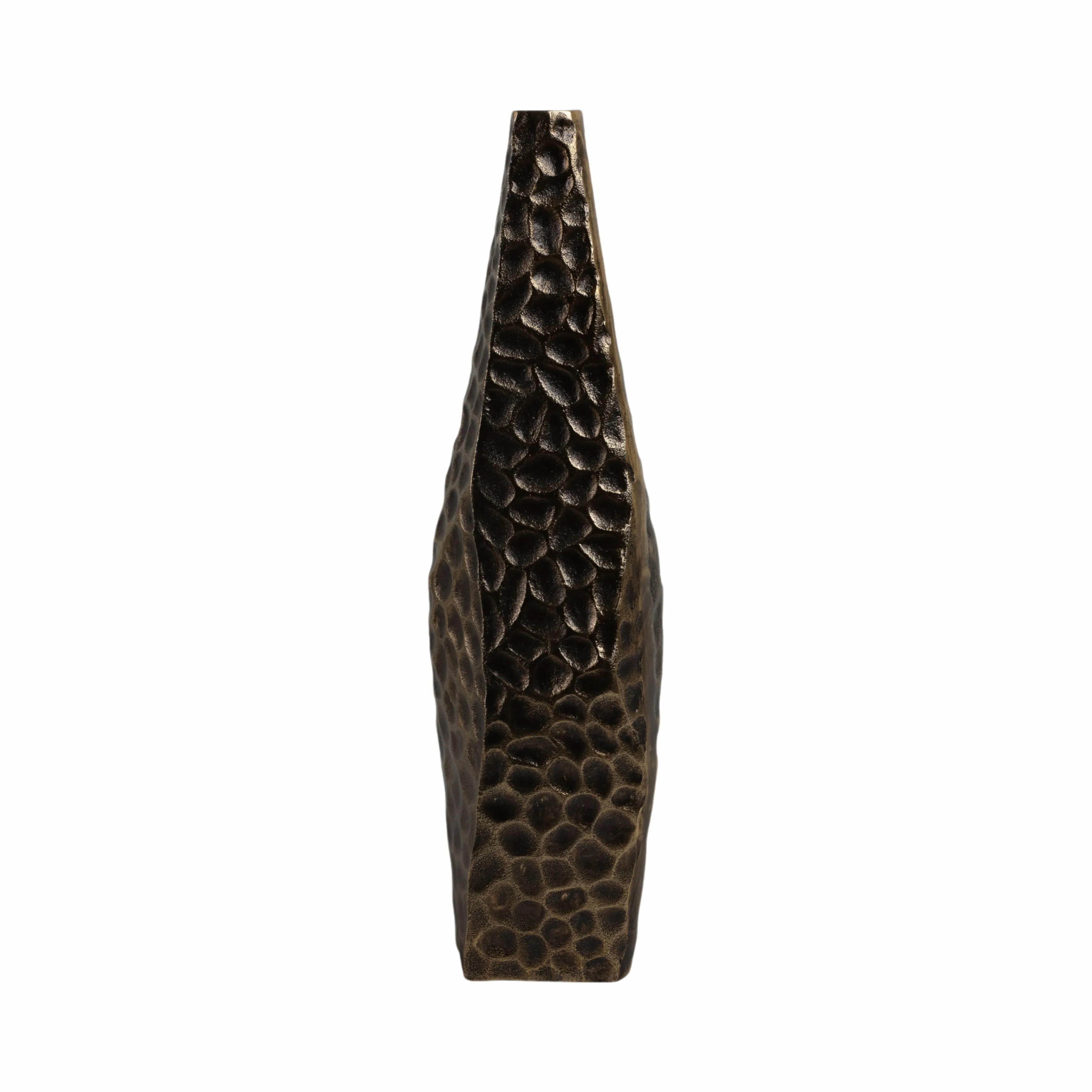 24" Balaz Bronze Asymetrical Metal Vase