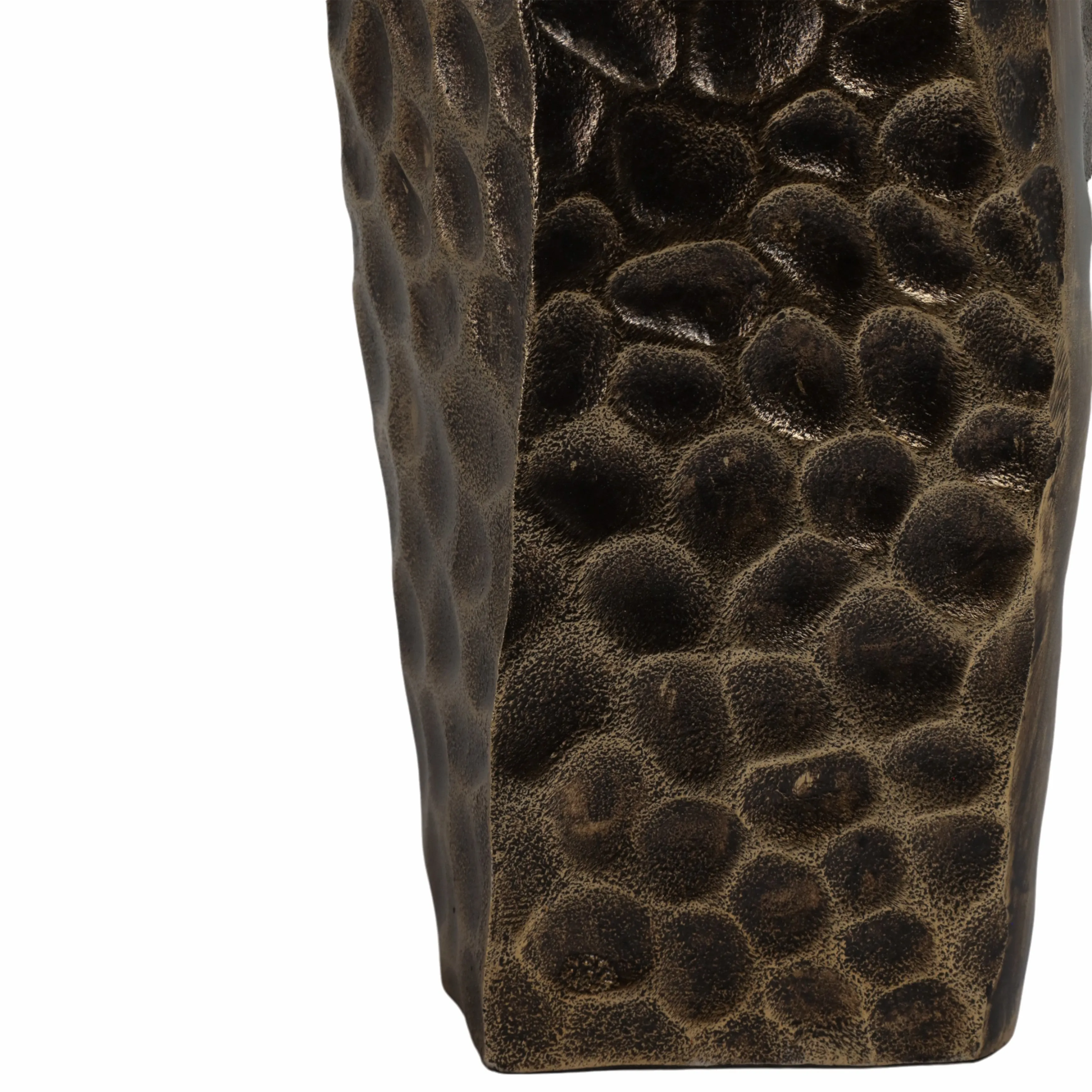 24" Balaz Bronze Asymetrical Metal Vase
